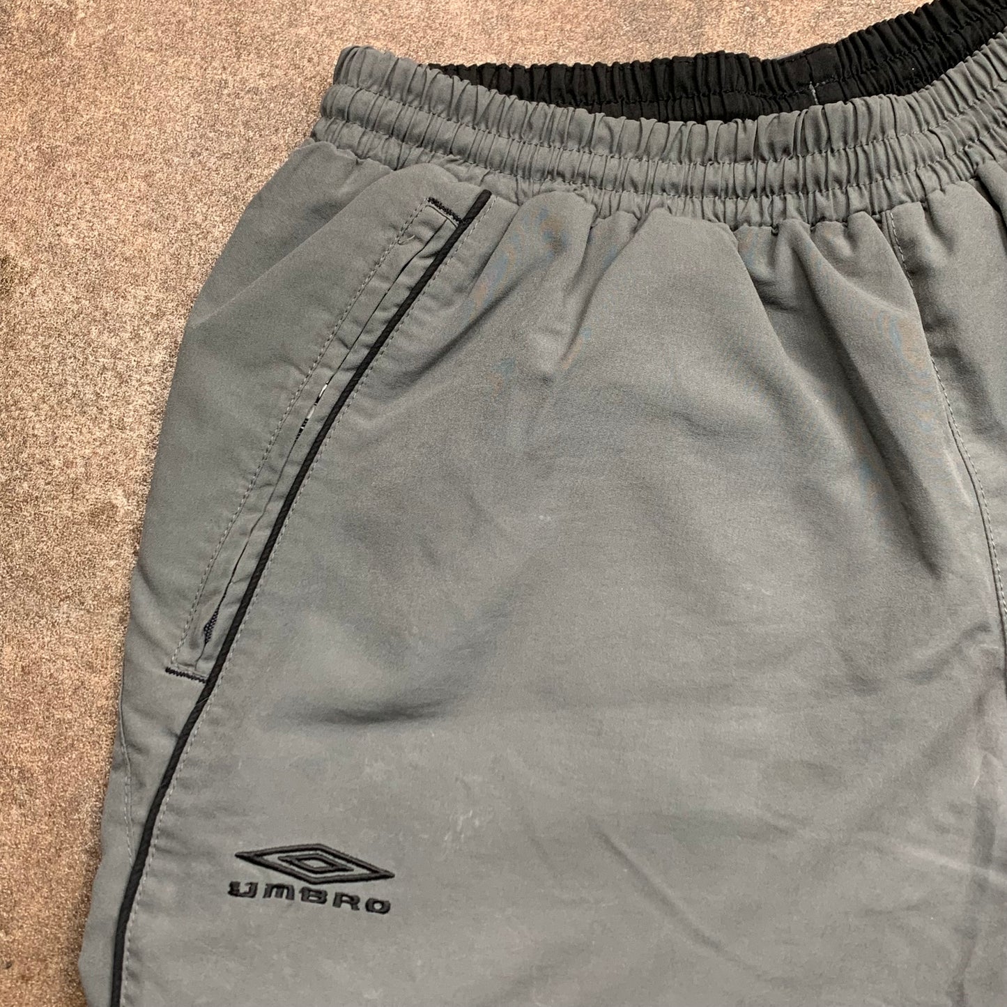 Umbro 00s grey baggy graphic joggers