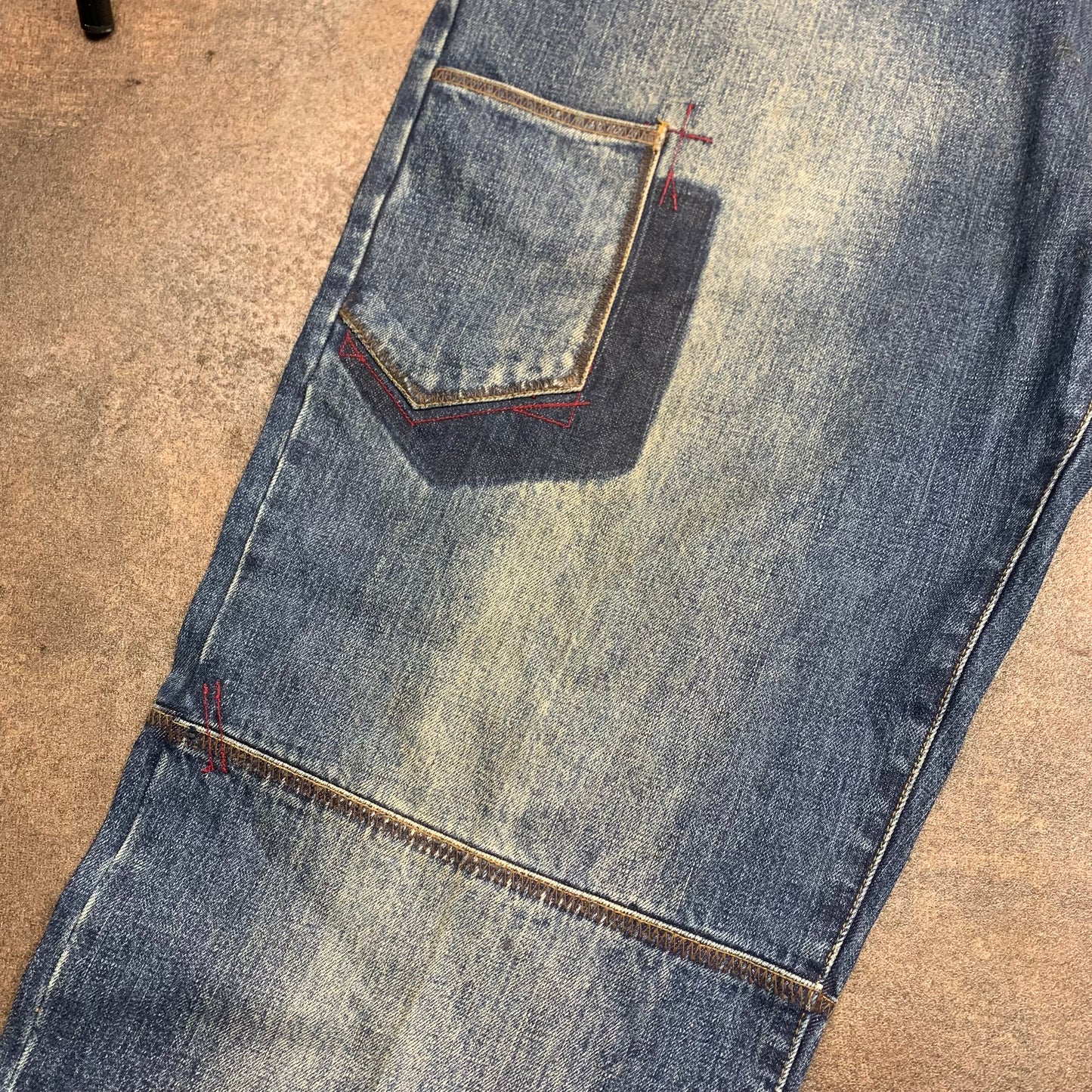Phat Farm 00s baggy multipocket graphic jeans