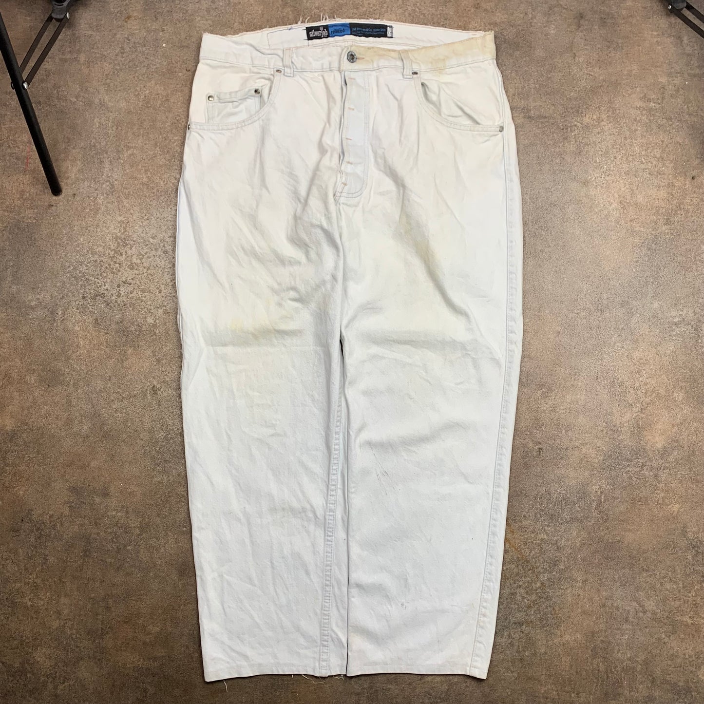 Levi's Silvertab 00s white baggy jeans