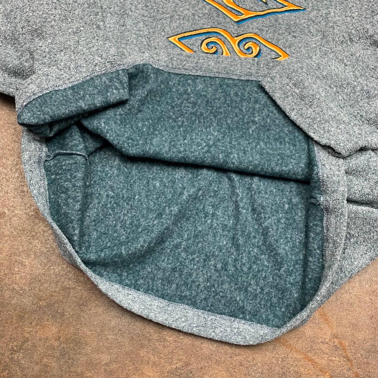 Rip Curl 90s graphic grey turtleneck sweatshirt