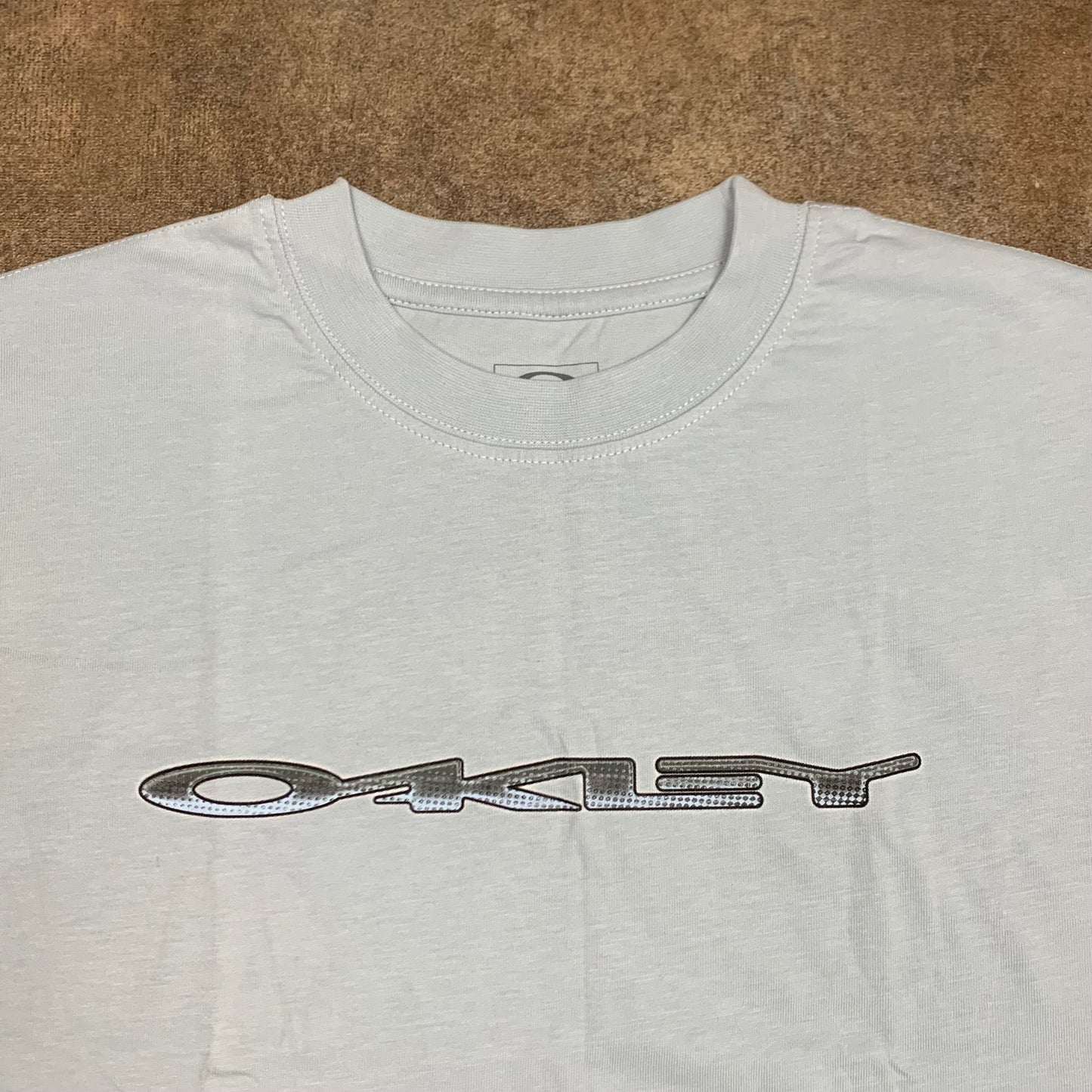 Oakley 00s light blue graphic tee