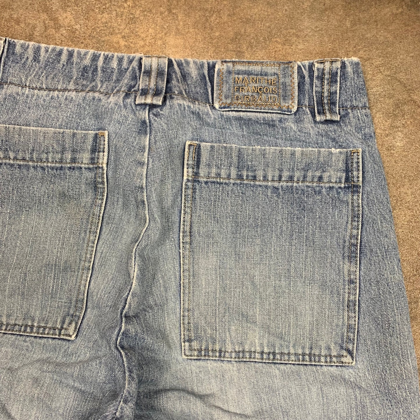 Marithé + François Girbaud 00s baggy velcro jeans