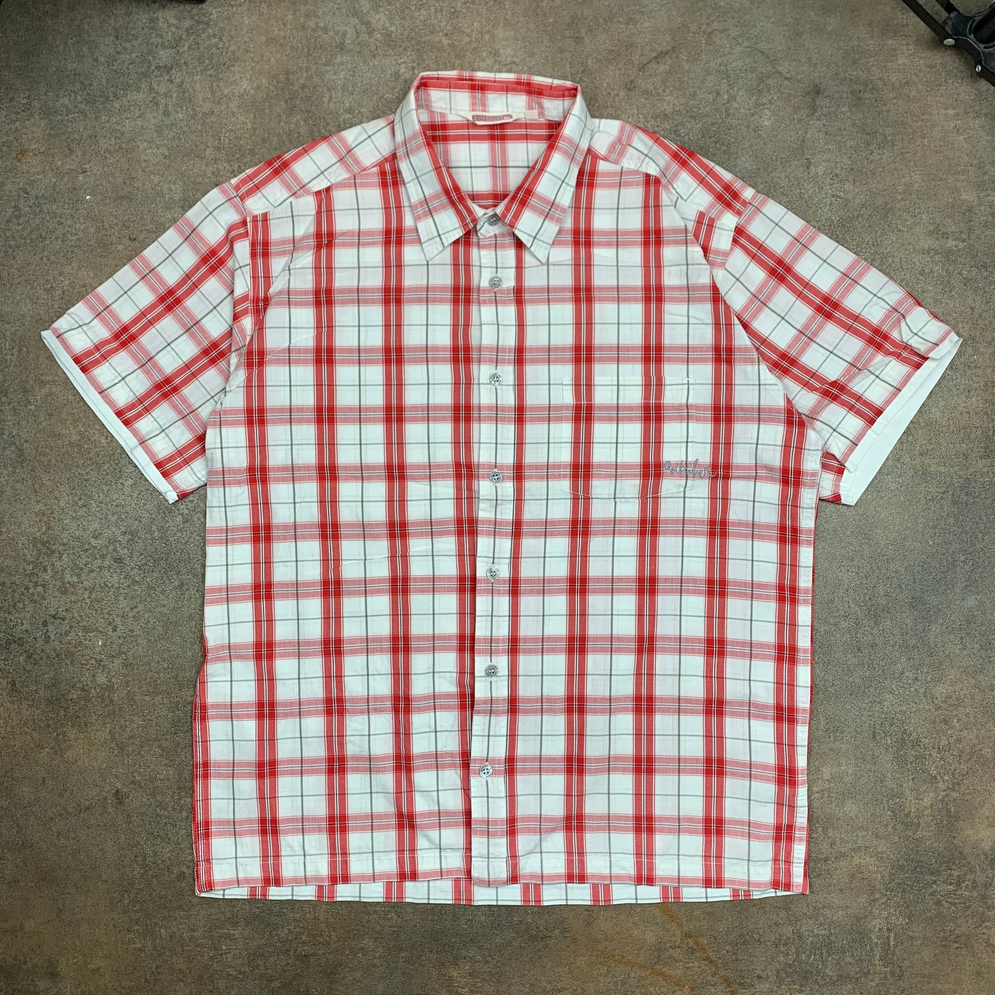Quiksilver 00s plaid button shirt