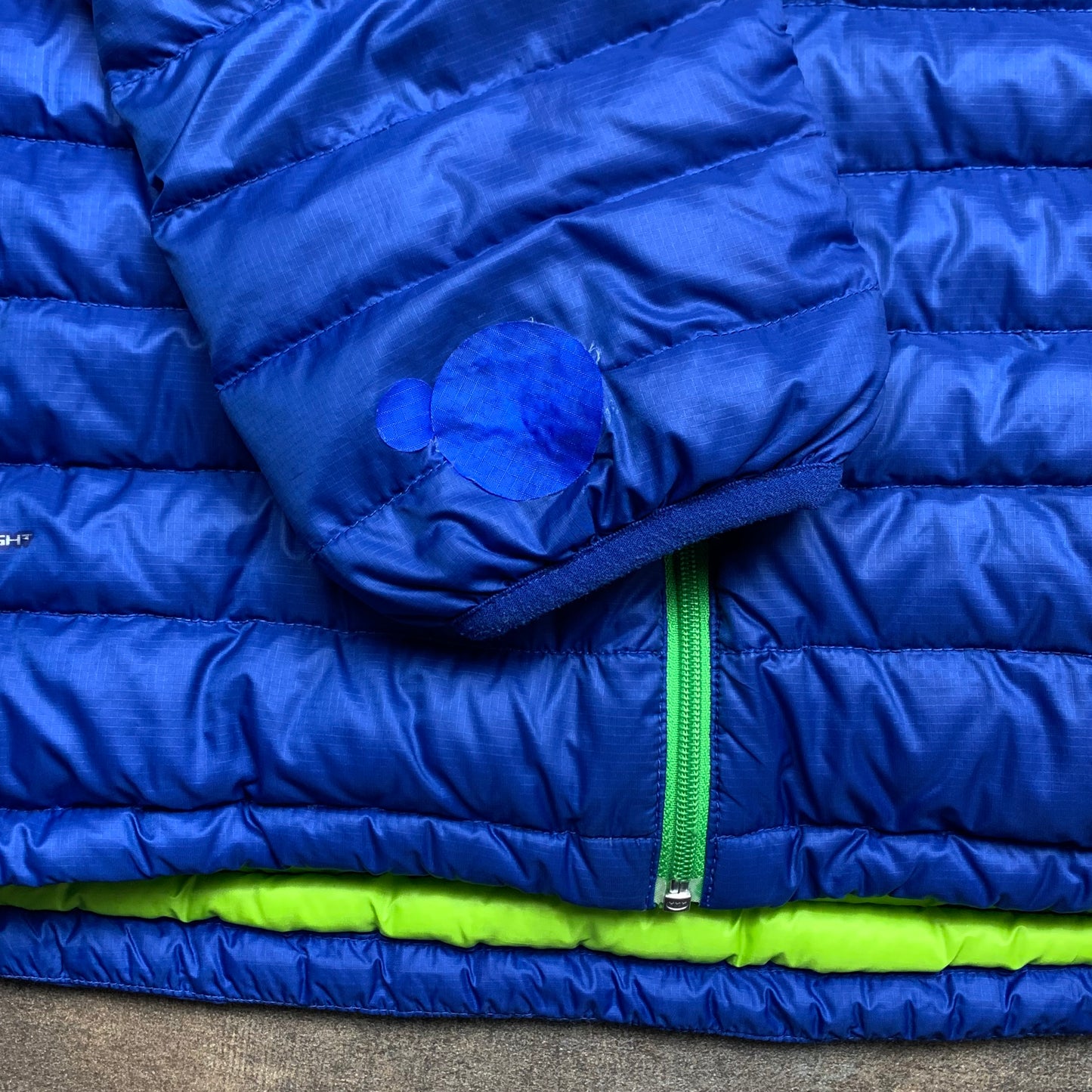 Rab Pertex Microlight navy blue puffer jacket