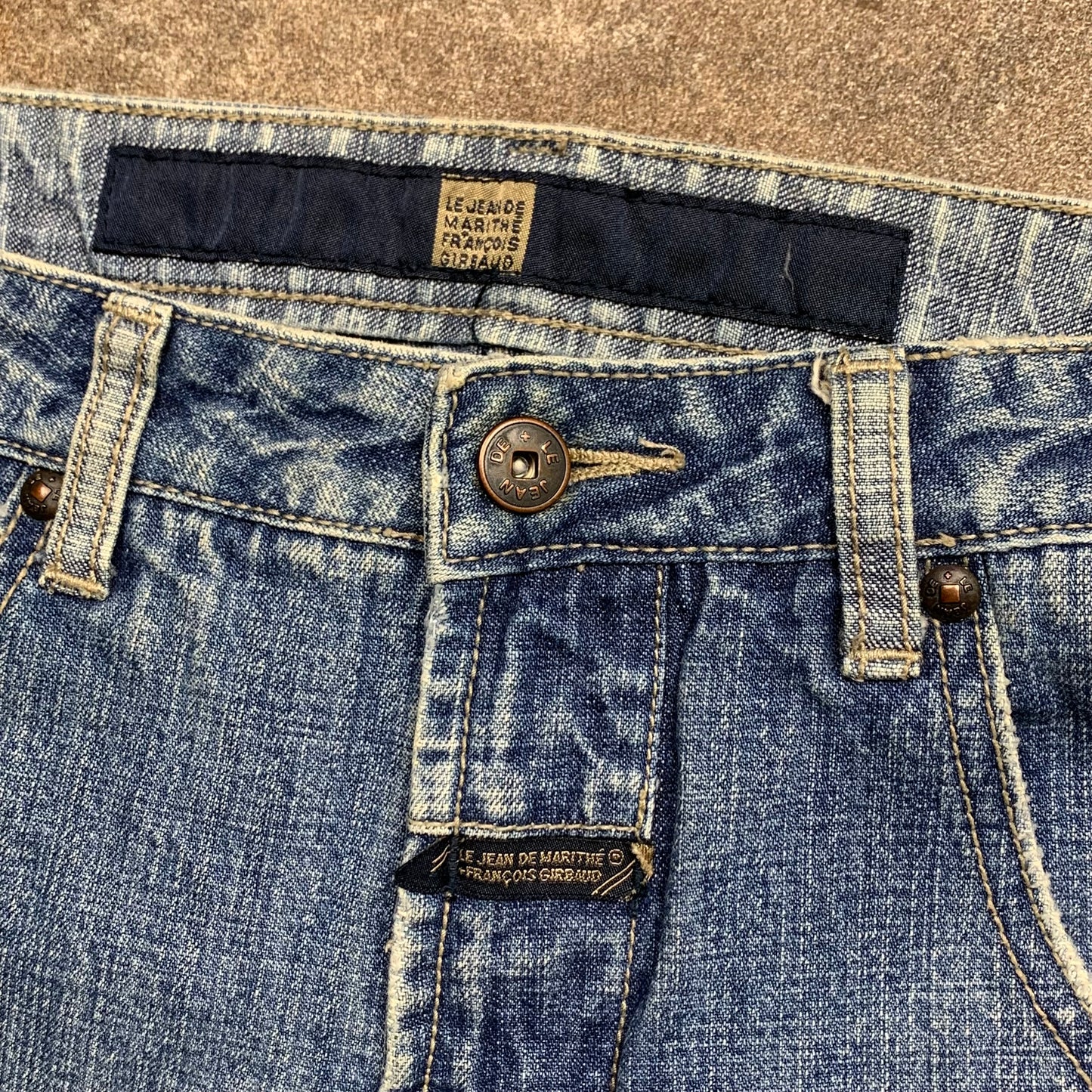 Marithé + François Girbaud 00s baggy graphic jeans