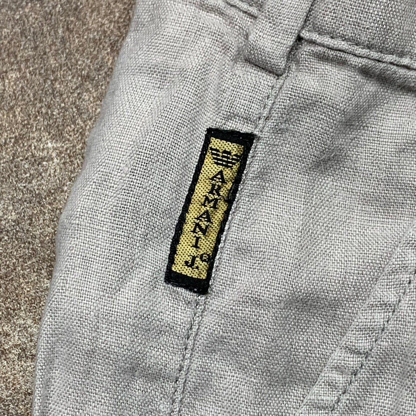 Armani Jeans 00s baggy linen jeans