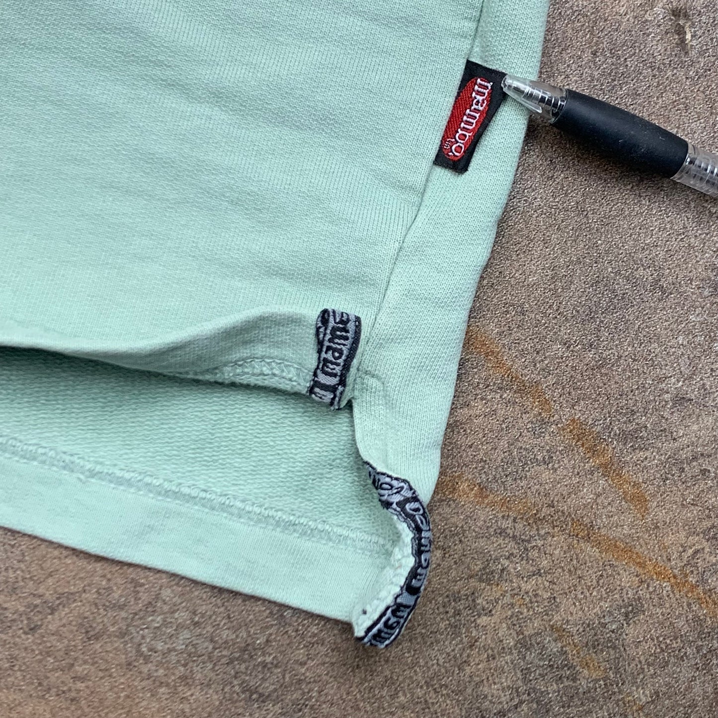 Mambo 90s mint green graphic boxy sweatshirt