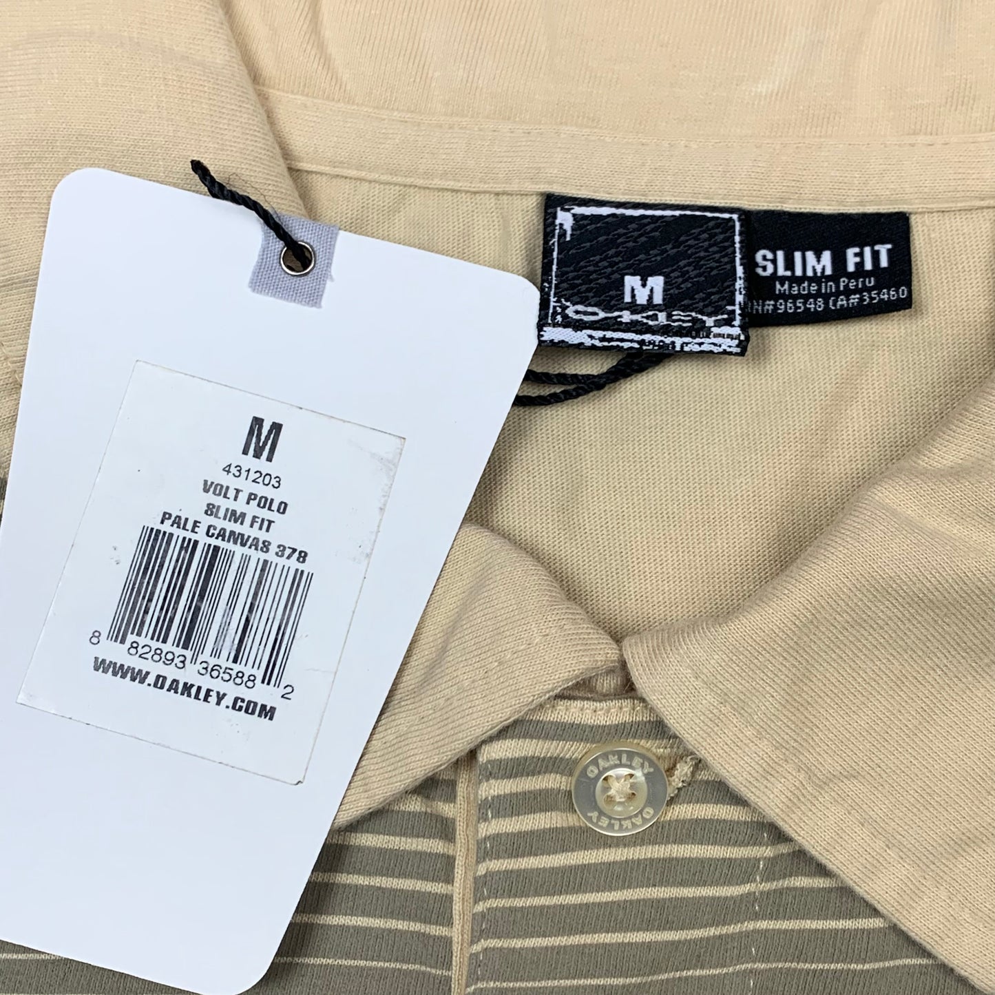 Oakley 00s deadstock graphic polo shirt