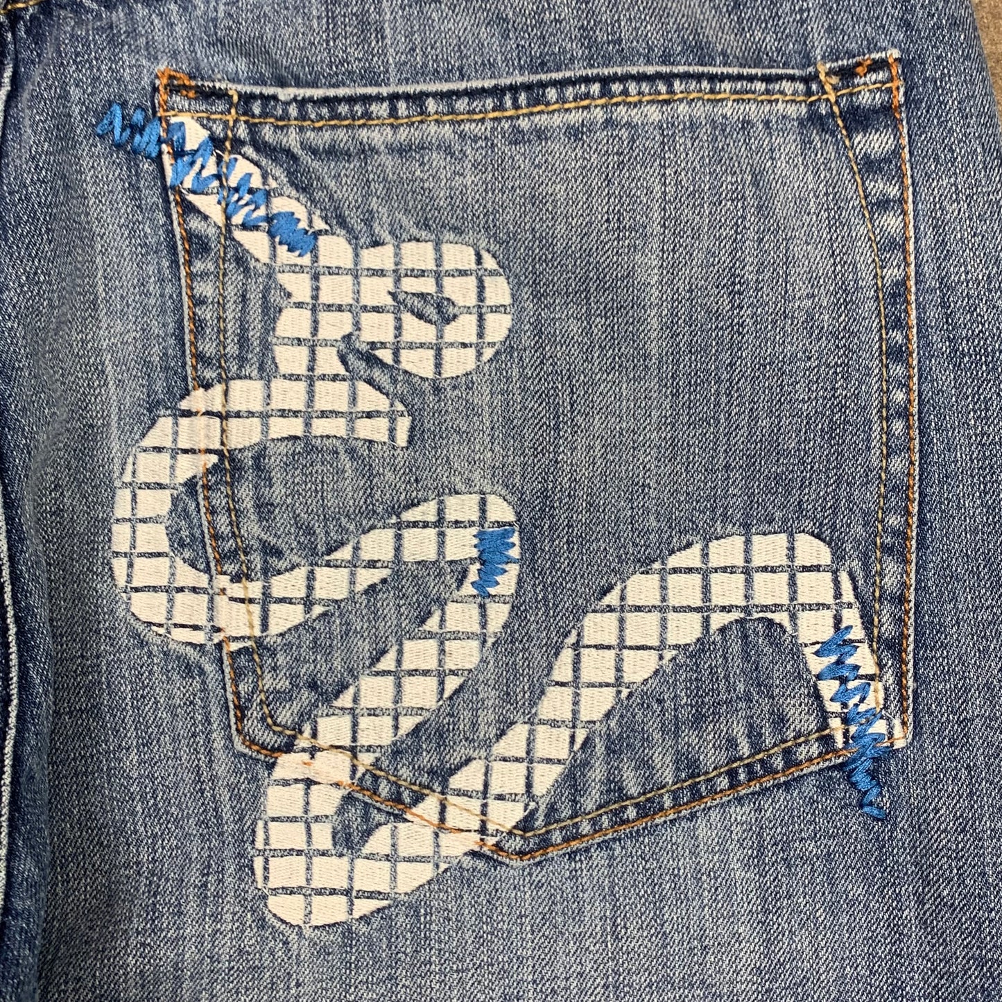 Ecko Unltd. 00s graphic baggy blue jeans