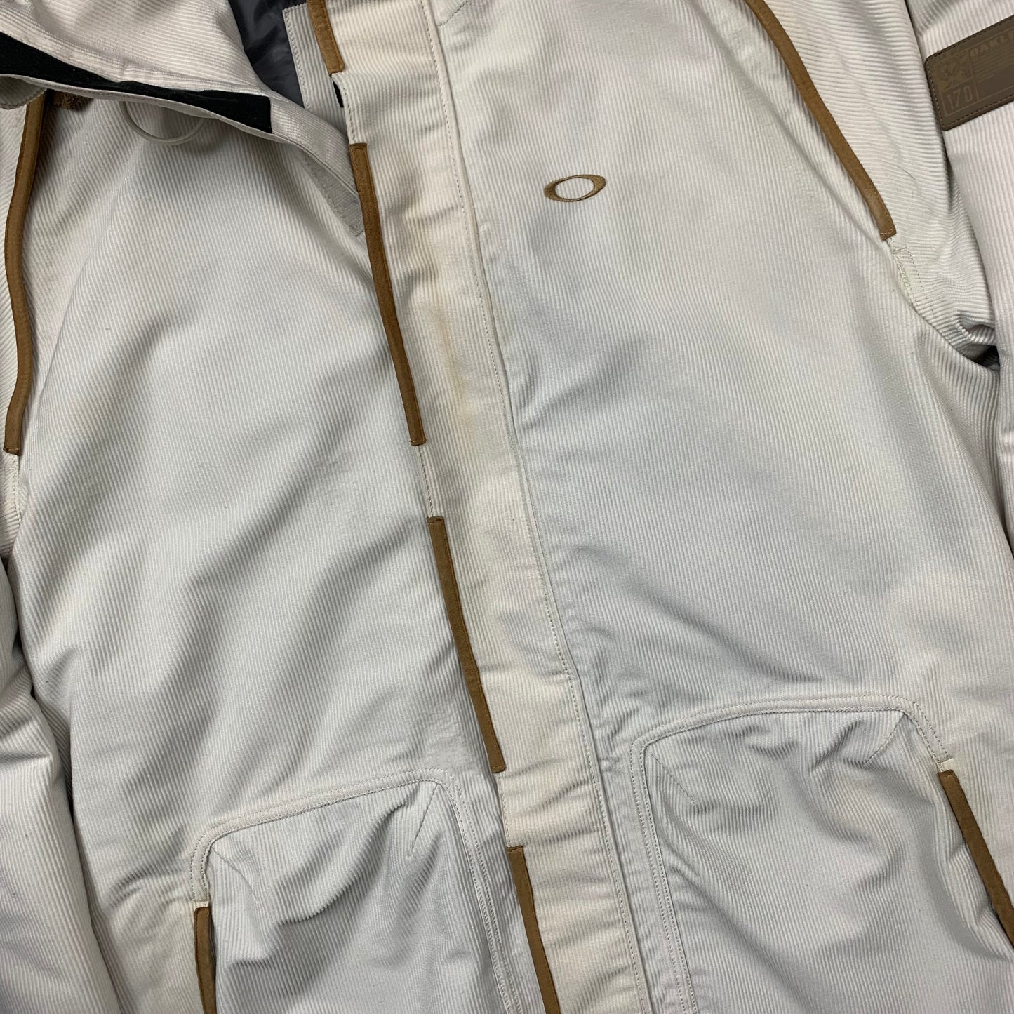 Oakley 00s corduroy fur hood parka (S)