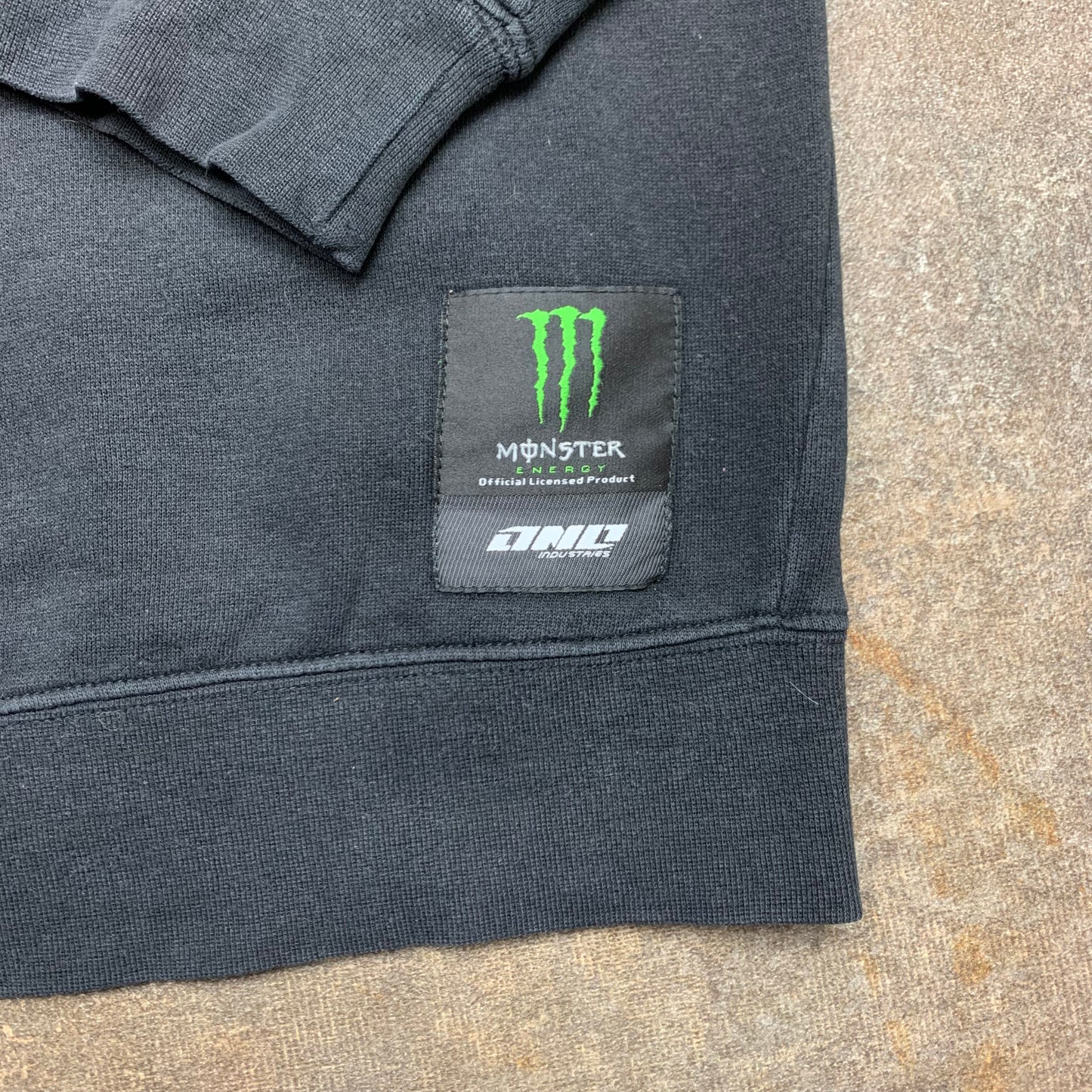 One Industries x Monster Energy 00s black graphic hoodie