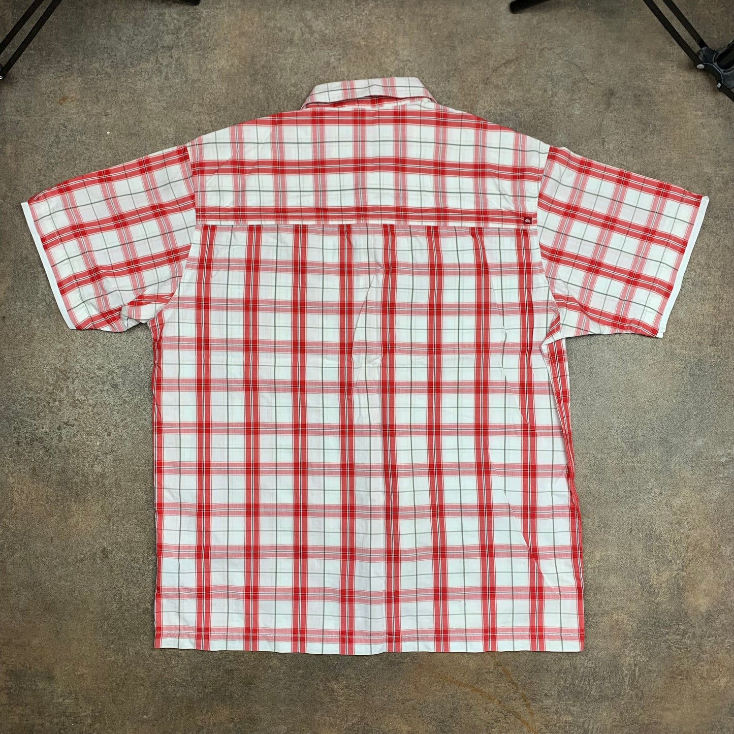 Quiksilver 00s plaid button shirt