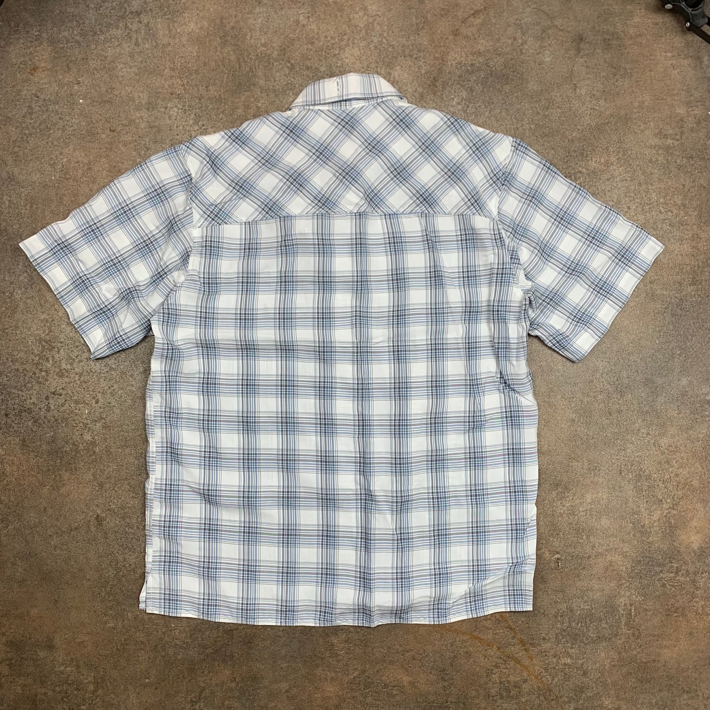 Quiksilver 00s plaid button shirt