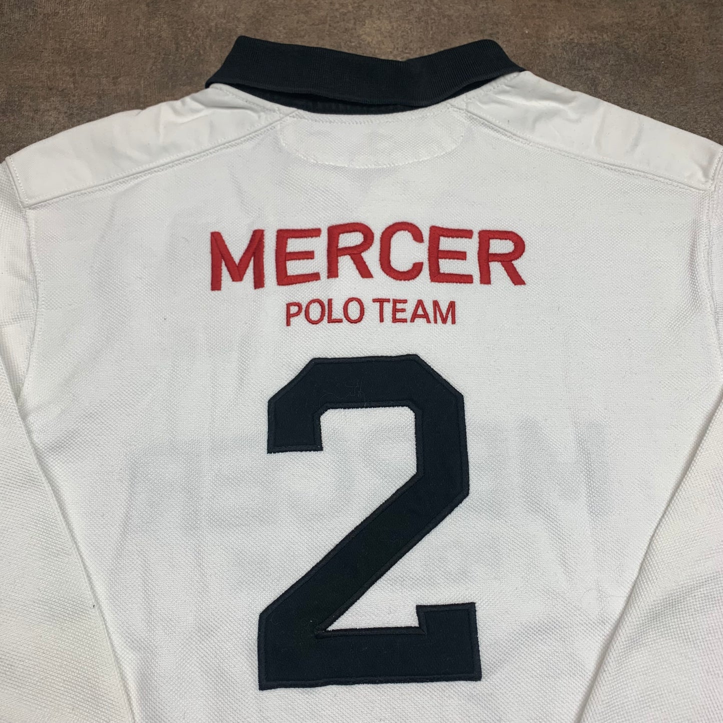 Polo Ralph Lauren 00s white long sleeve polo
