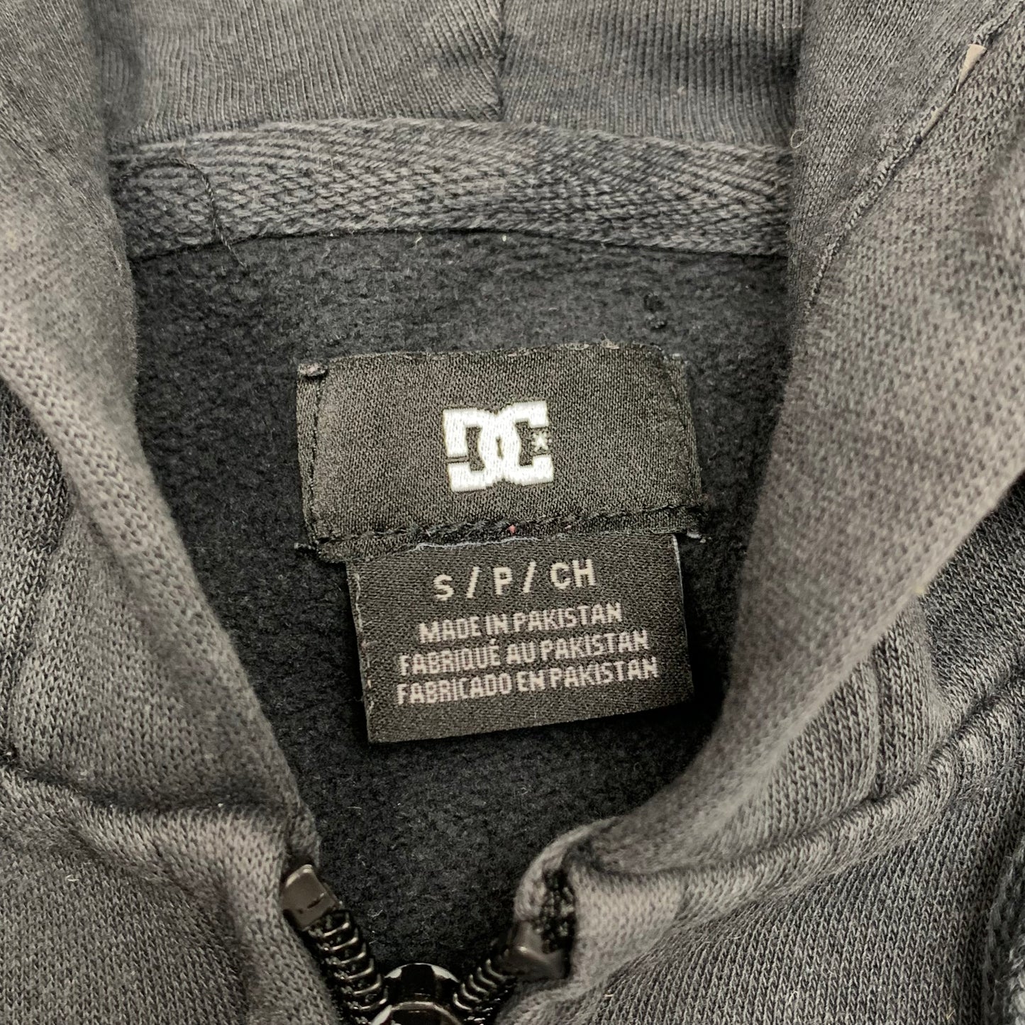 DC Shoes 00s graphic zip hoodie