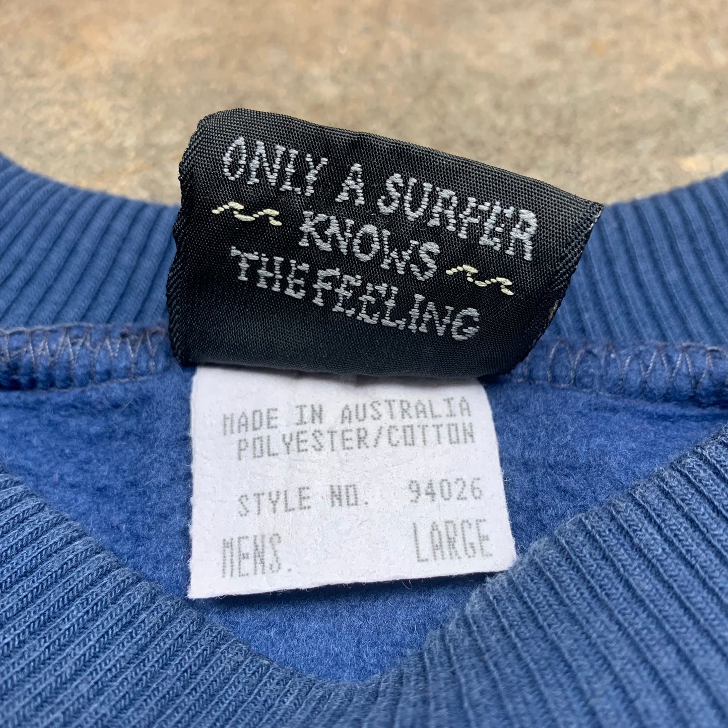 Billabong 90s graphic navy sweatshirt