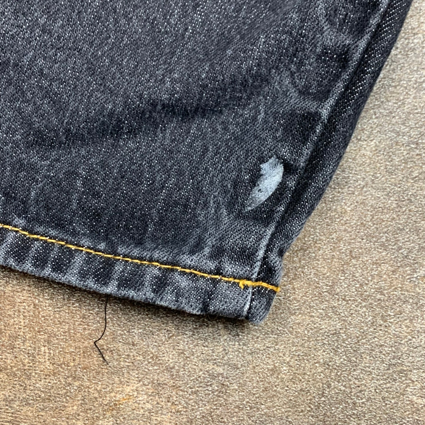 Marithé + François Girbaud 00s black baggy jorts