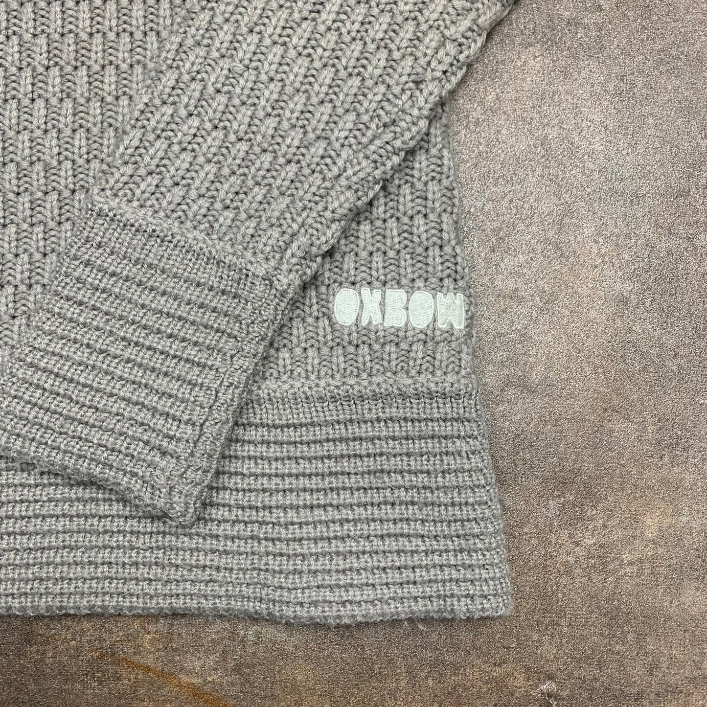 Oxbow 00s asymmetrical zip knit