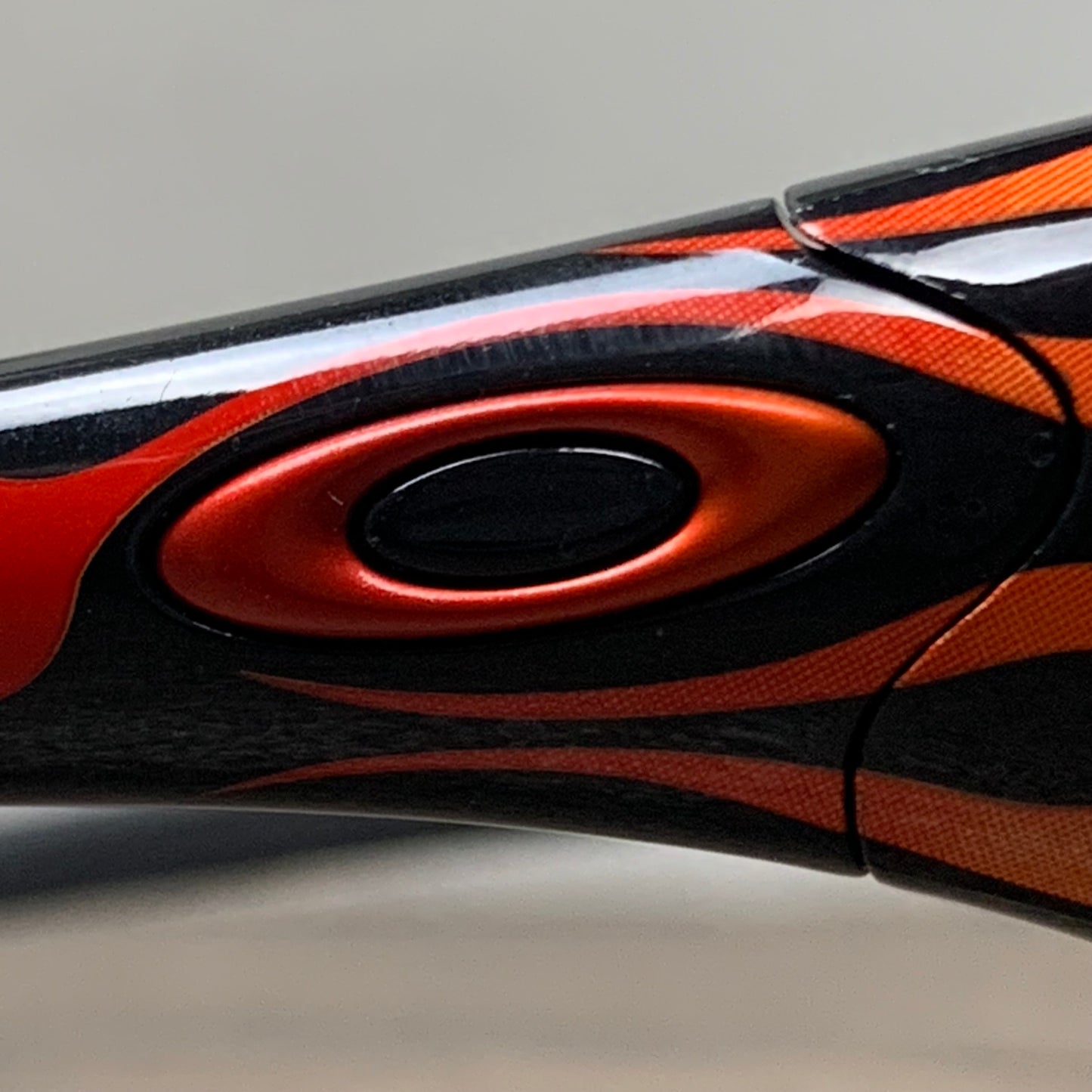 Oakley Software 90s flame graphic Straight Jacket sunglasses