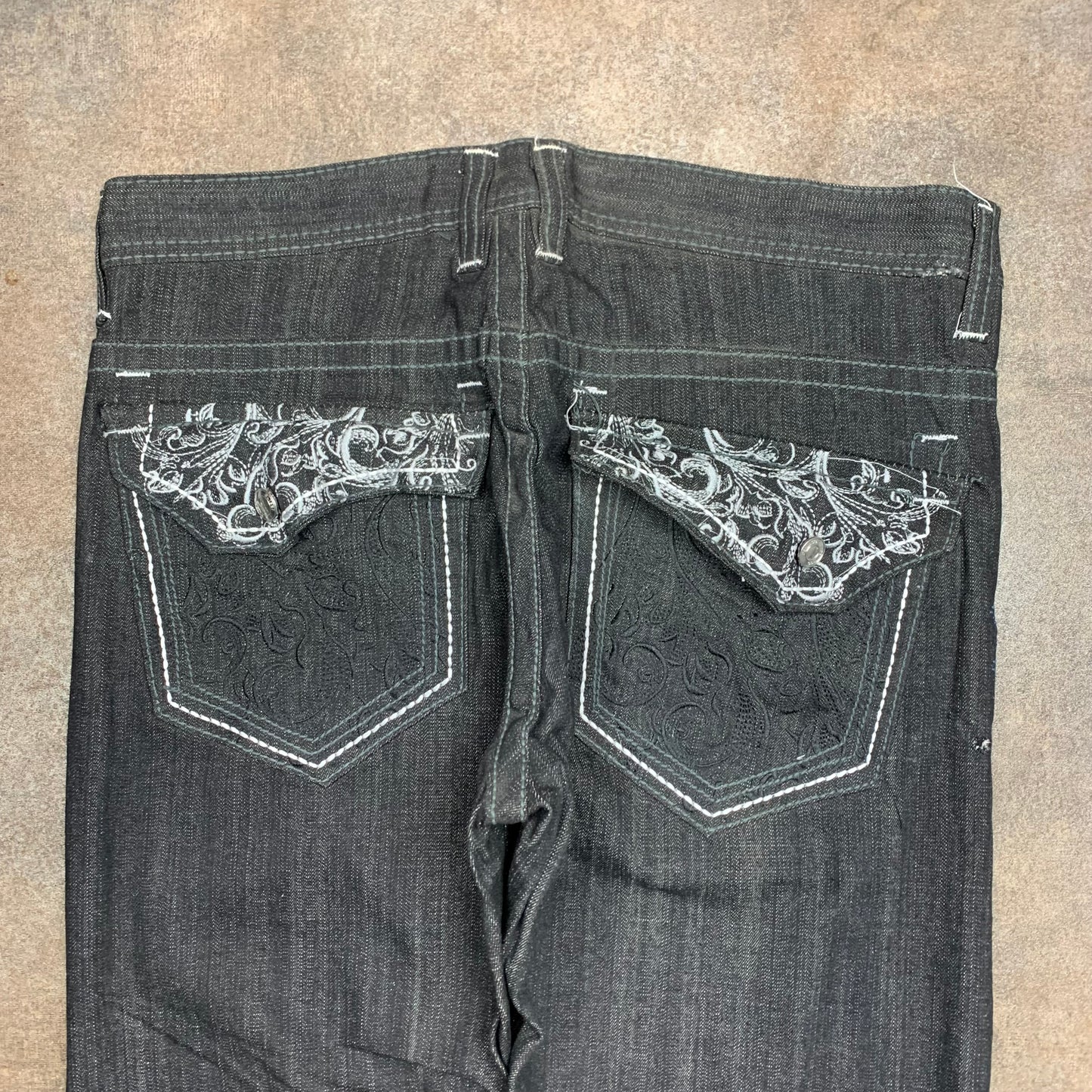 Southpole 00s baggy factory defect jeans