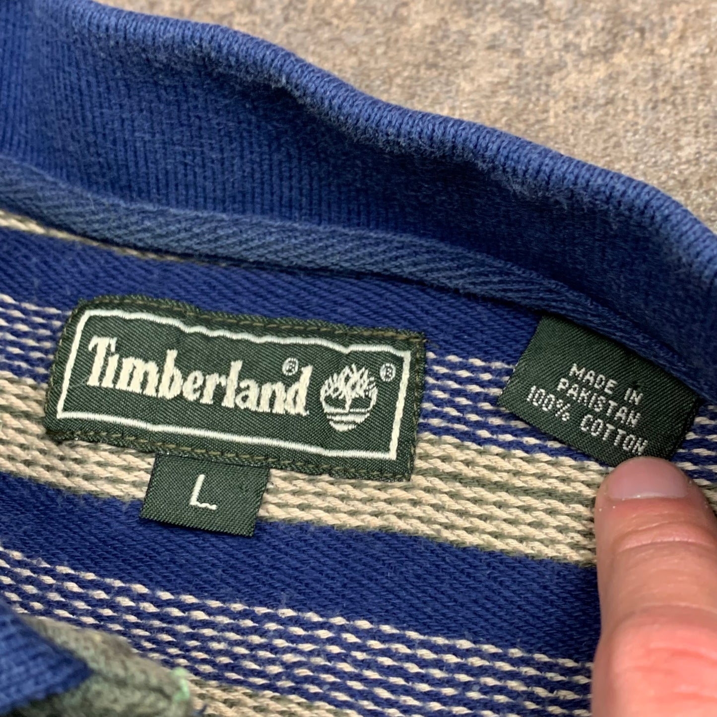 Timberland 00s weathergear blue green polo shirts bundle