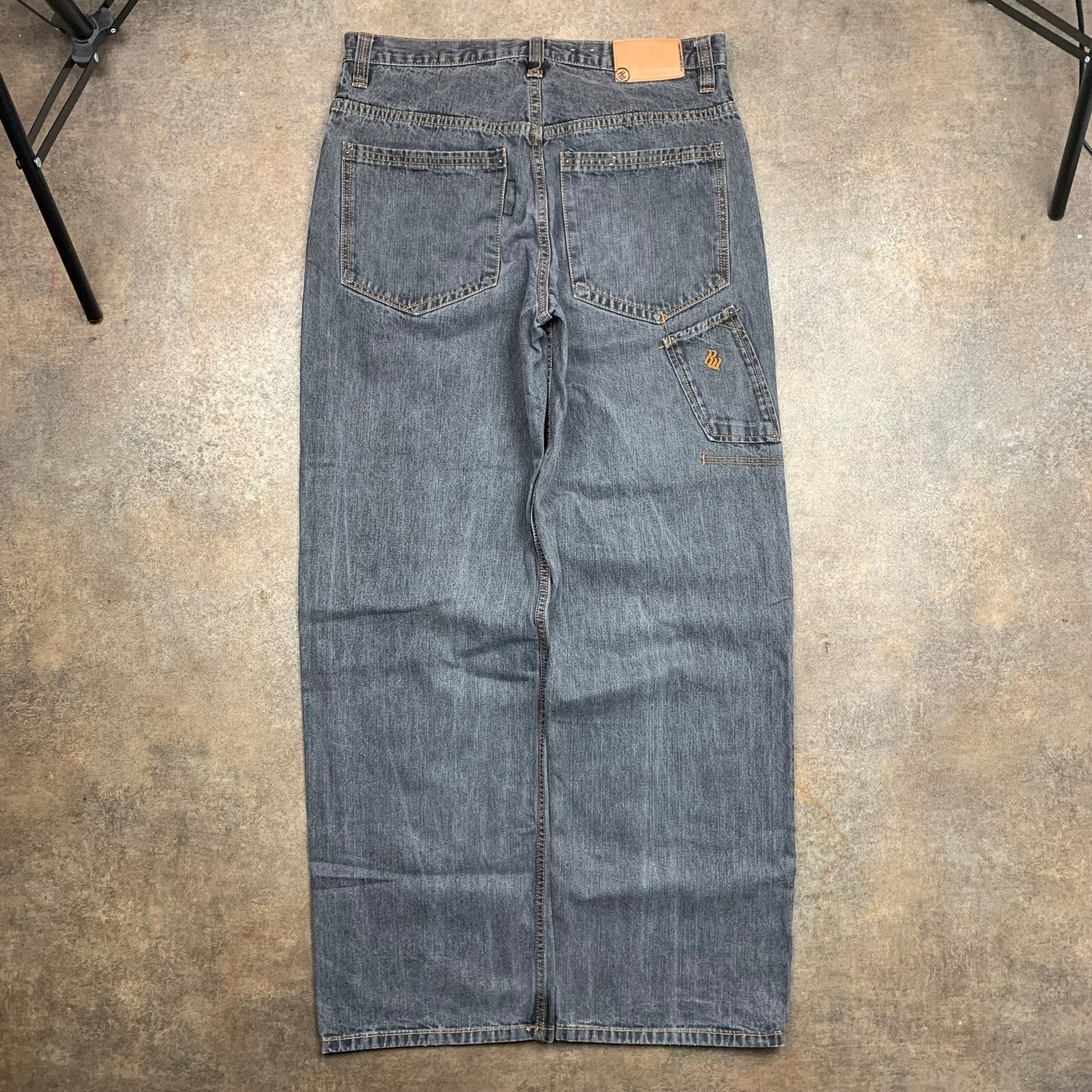 Rocawear 90s grey carpenter baggy jeans