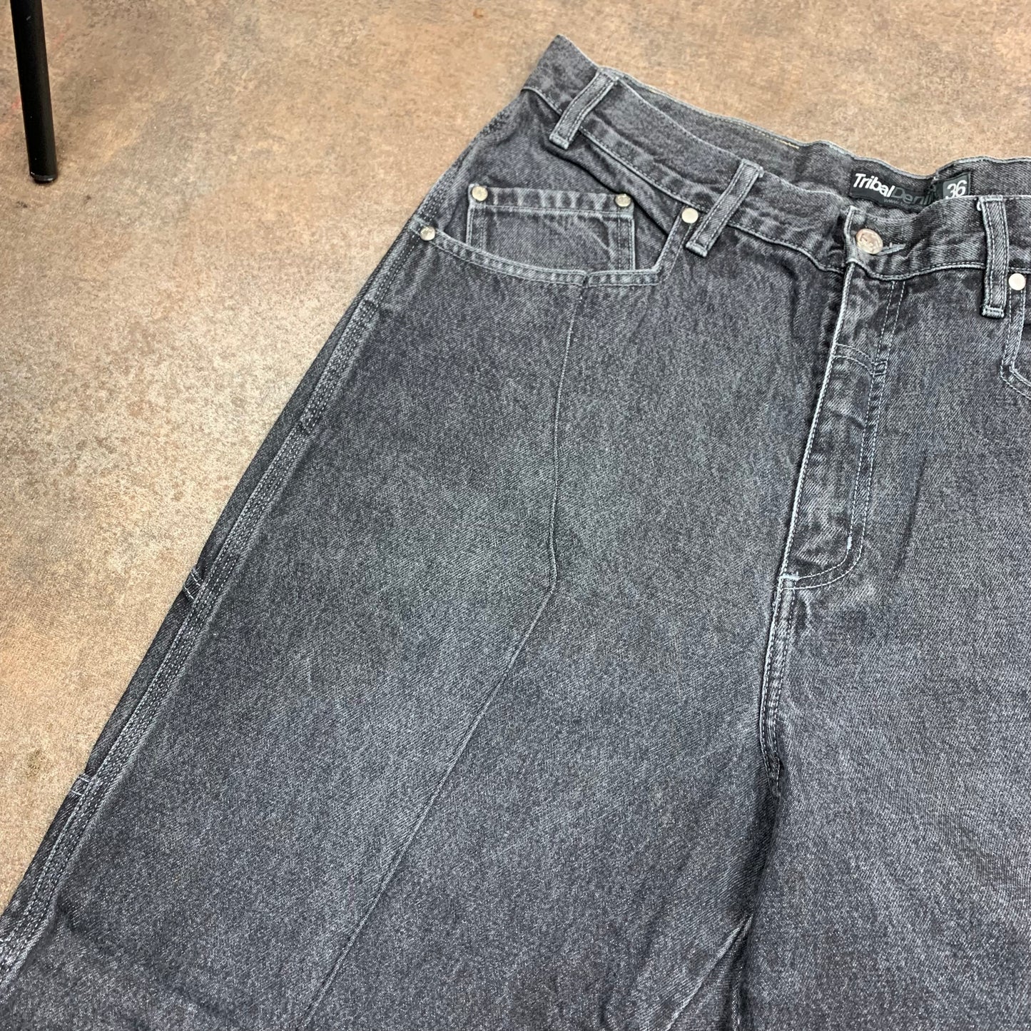 Tribal Denim 90s black carpenter jeans