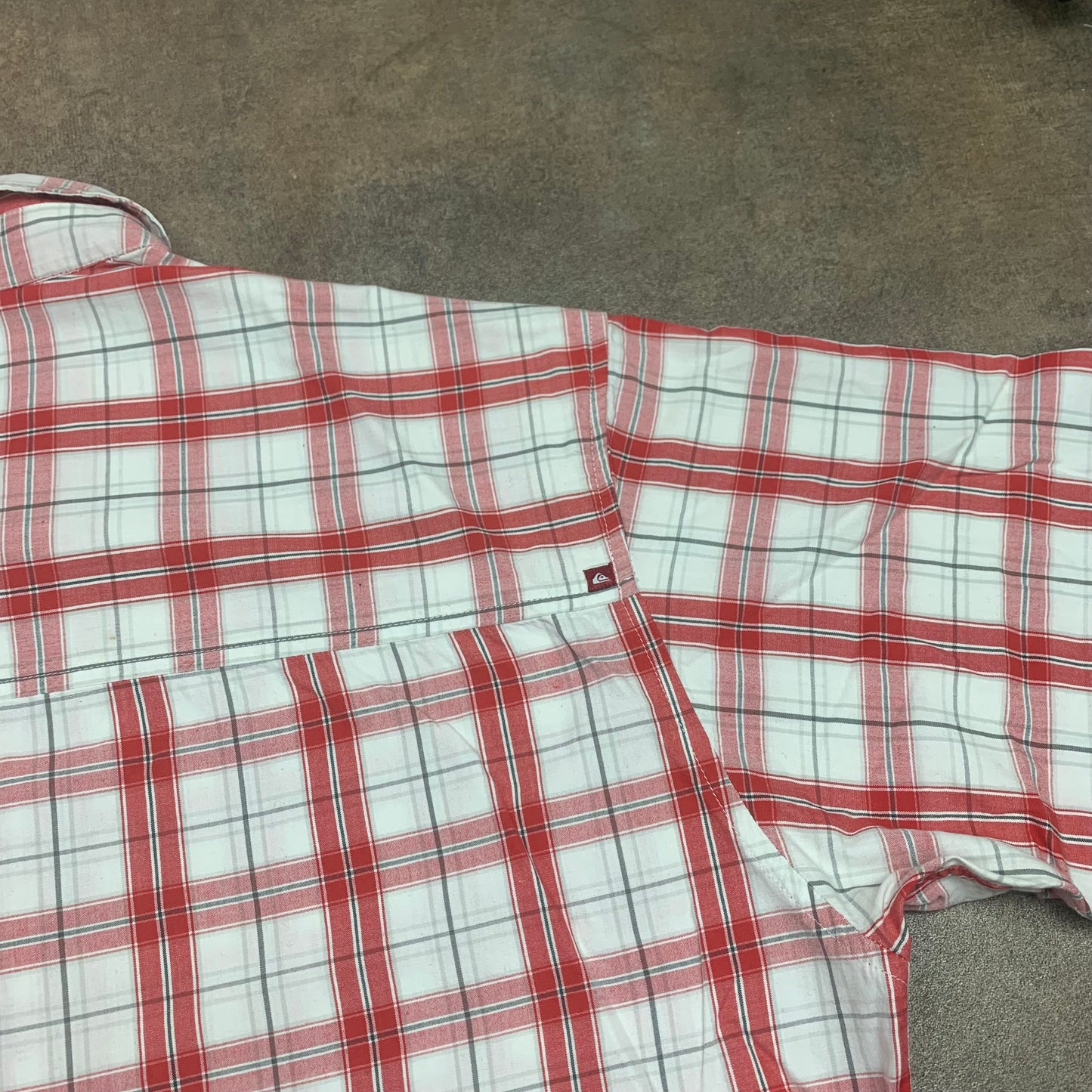 Quiksilver 00s plaid button shirt