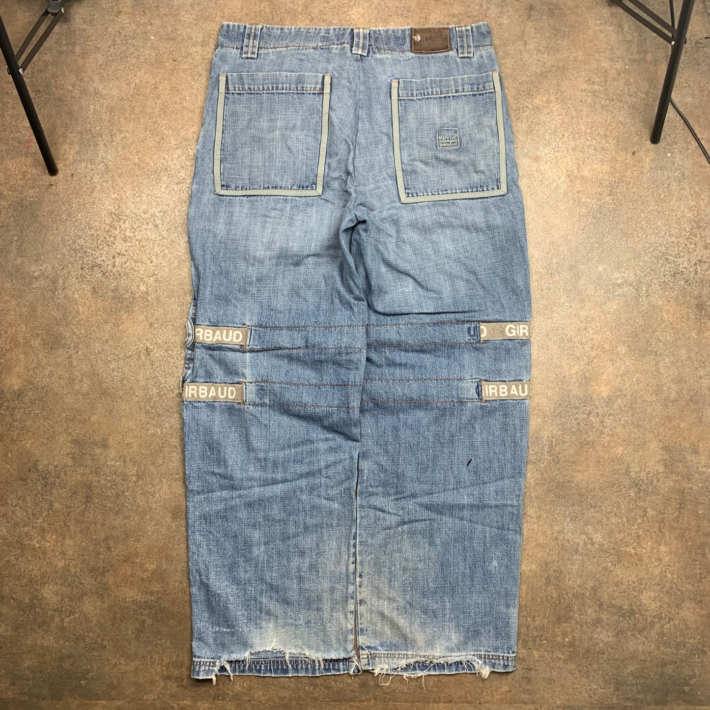 Marithé + François Girbaud 00s blue baggy jeans