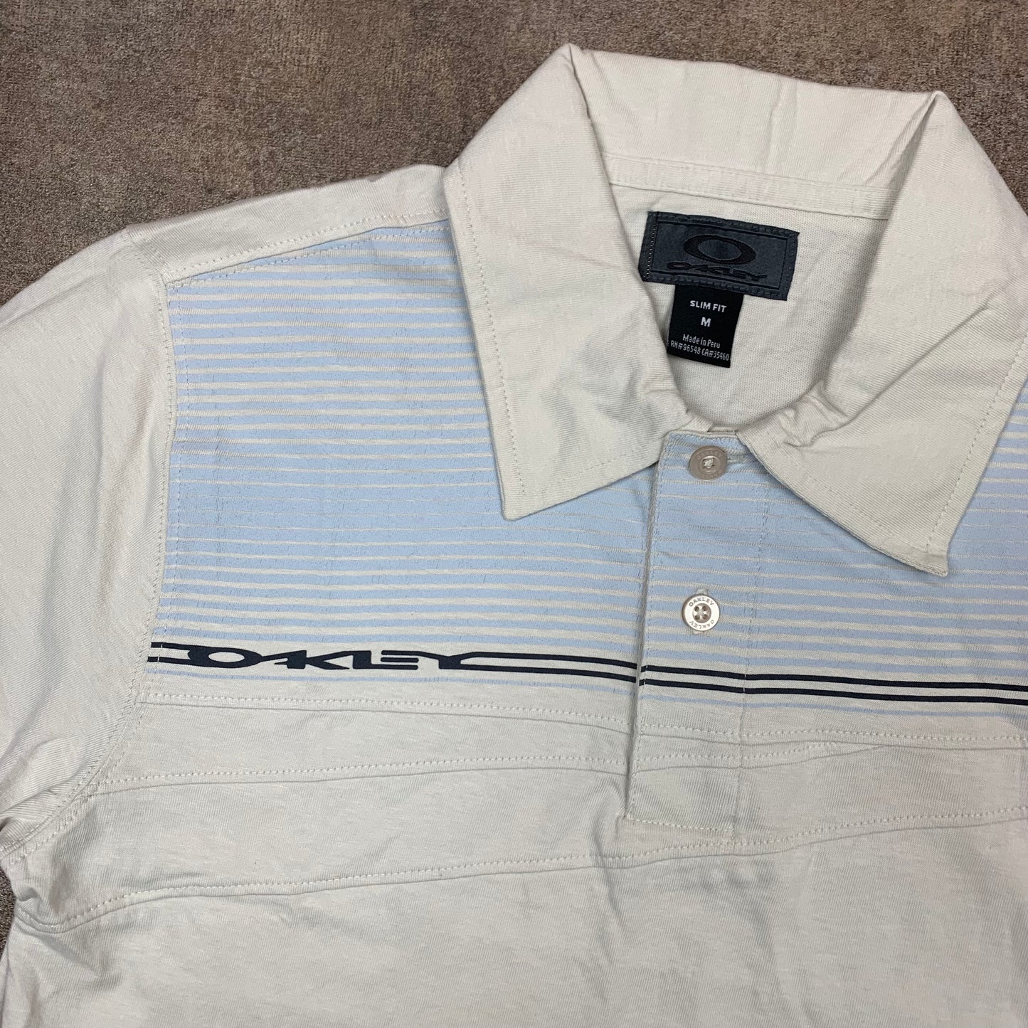 Oakley 00s deadstock graphic polo shirt