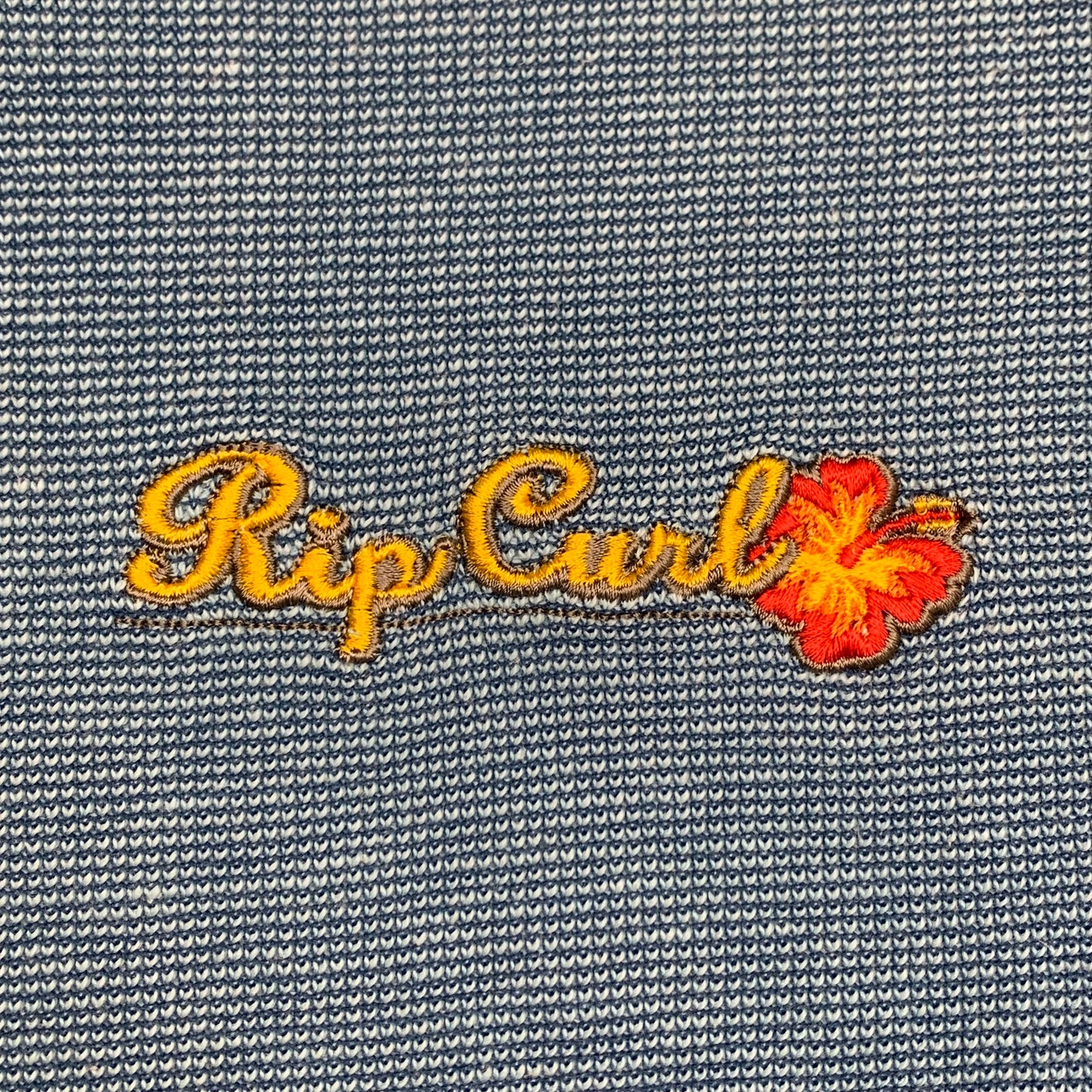 Rip Curl 90s blue thermal sweatshirt