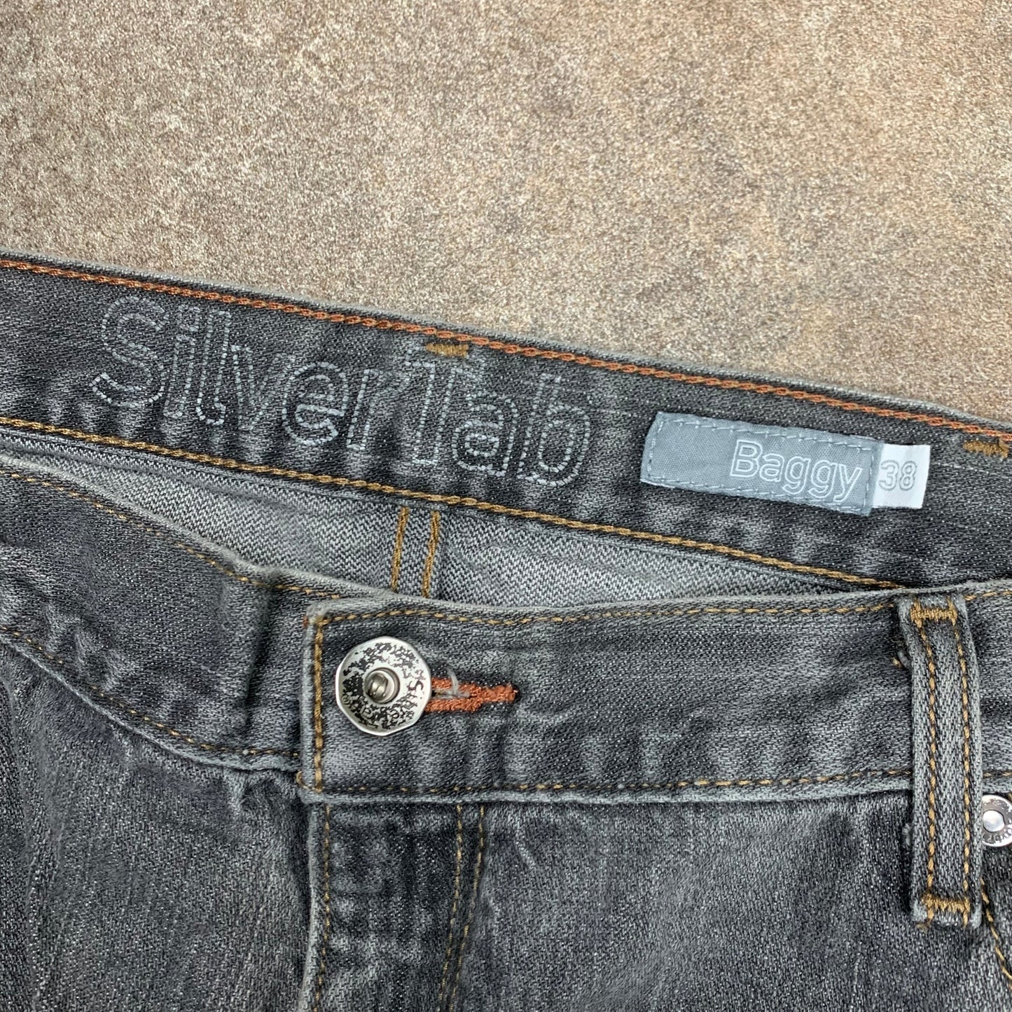 Levi's Silvertab 00s baggy black grey jeans