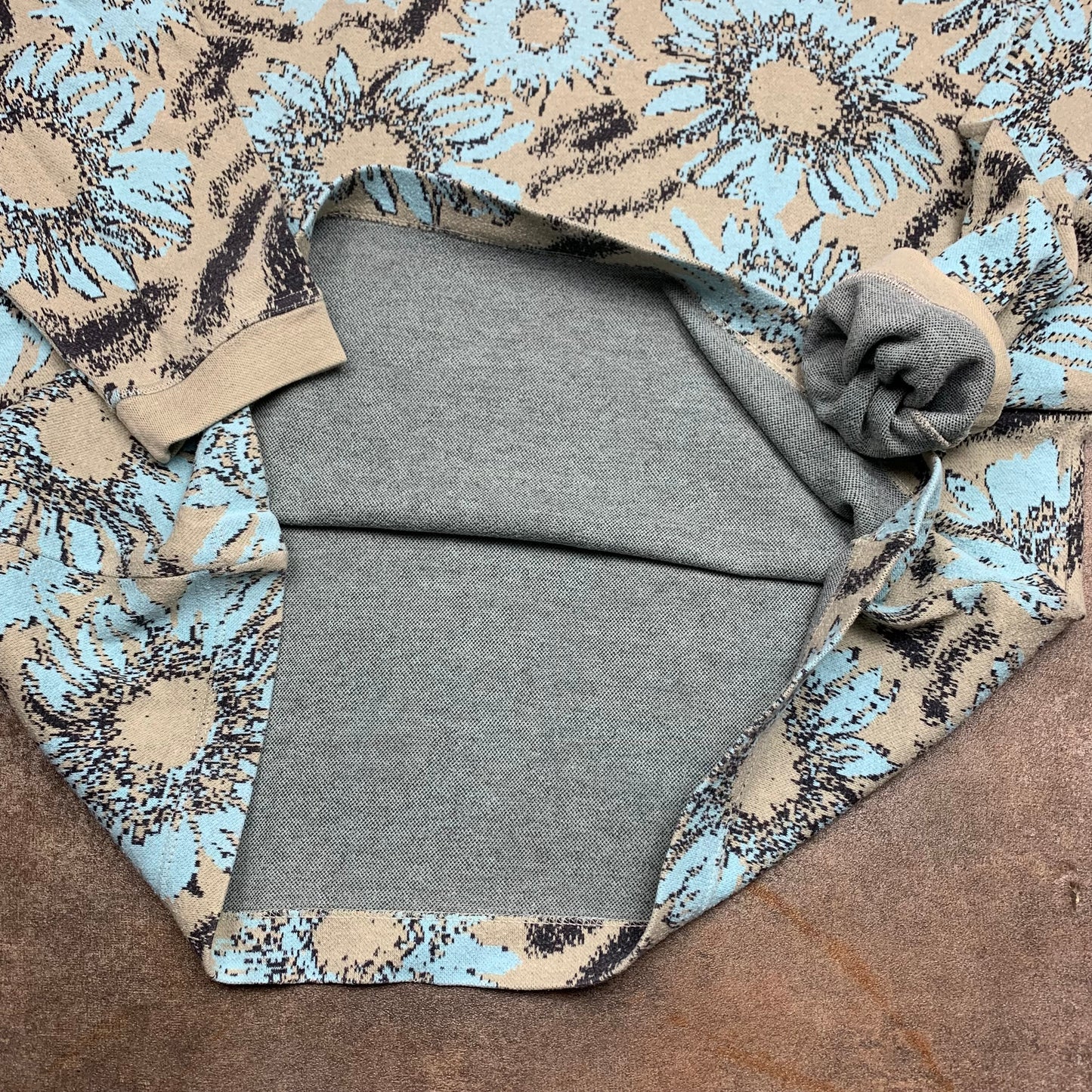 Oxbow 90s floral graphic boxy jumper