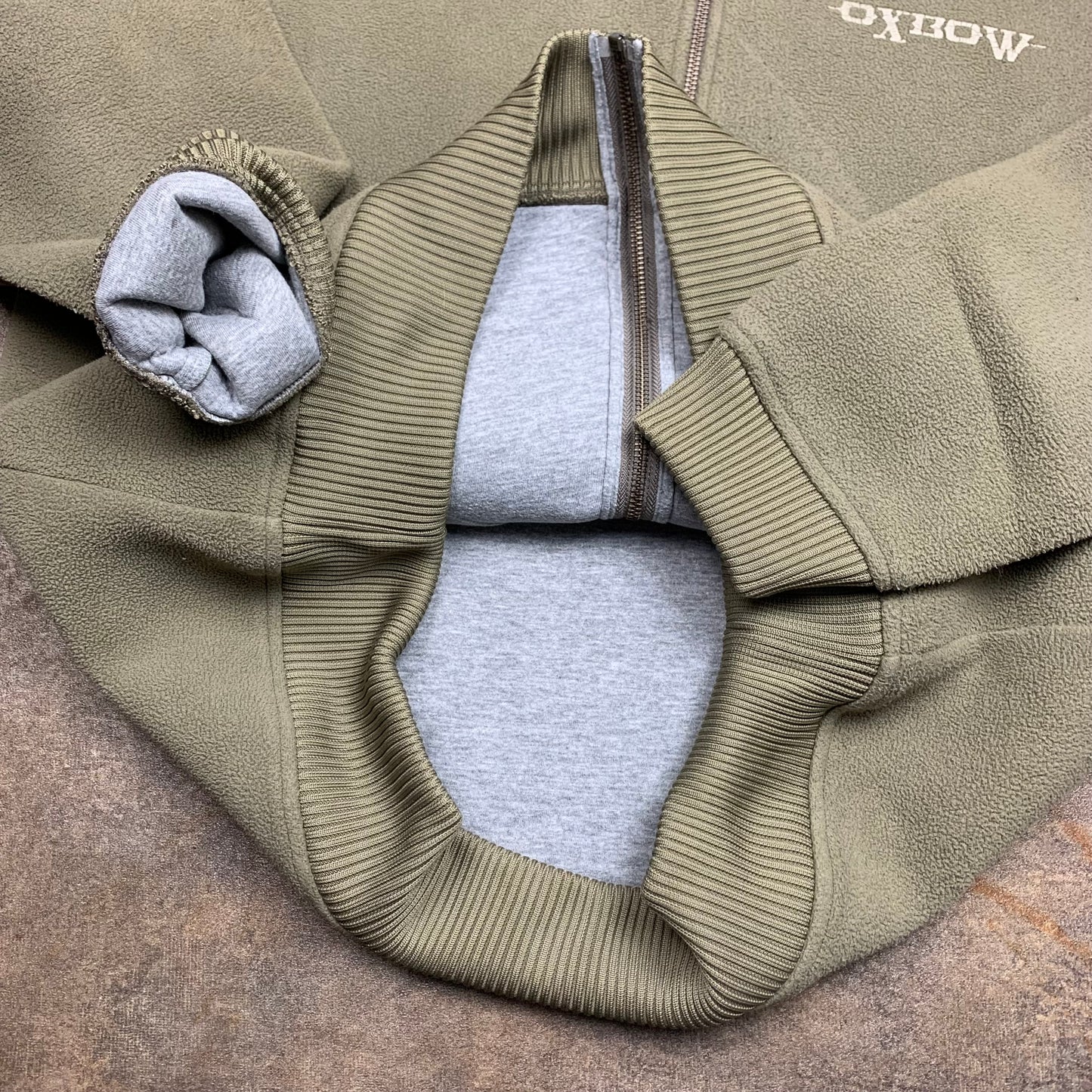 Oxbow 00s graphic lined hoodie