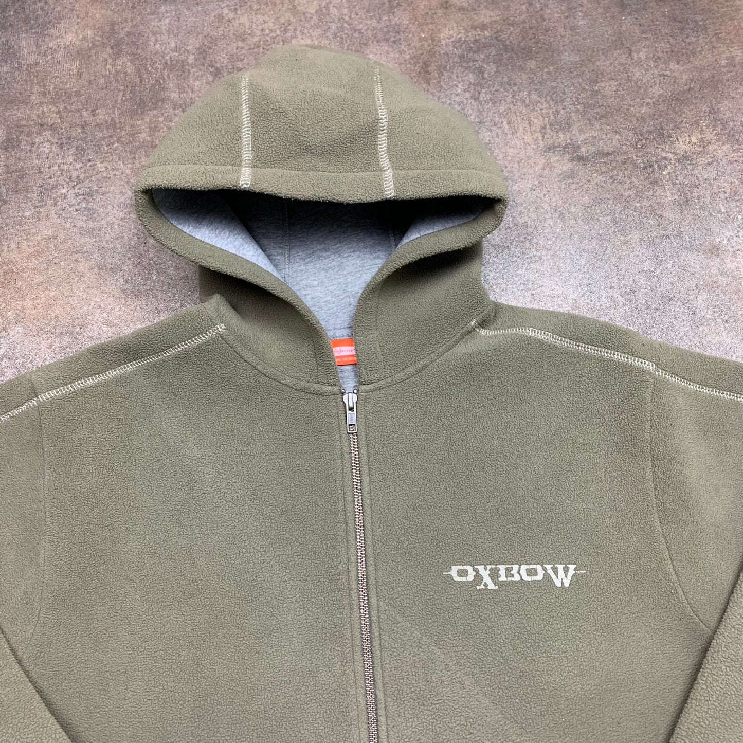 Oxbow 00s graphic lined hoodie
