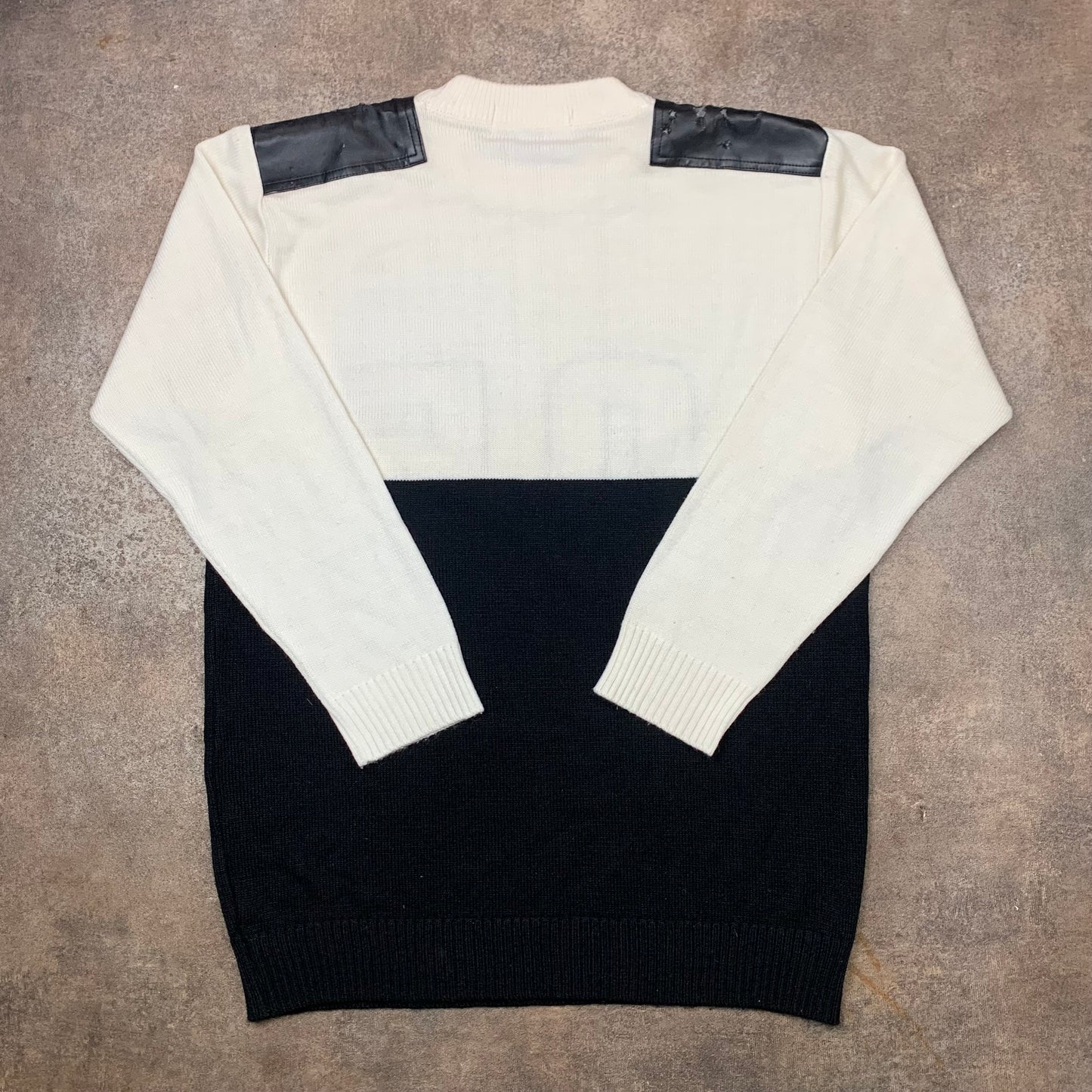 Raw Blue 00s graphic knit sweatshirt