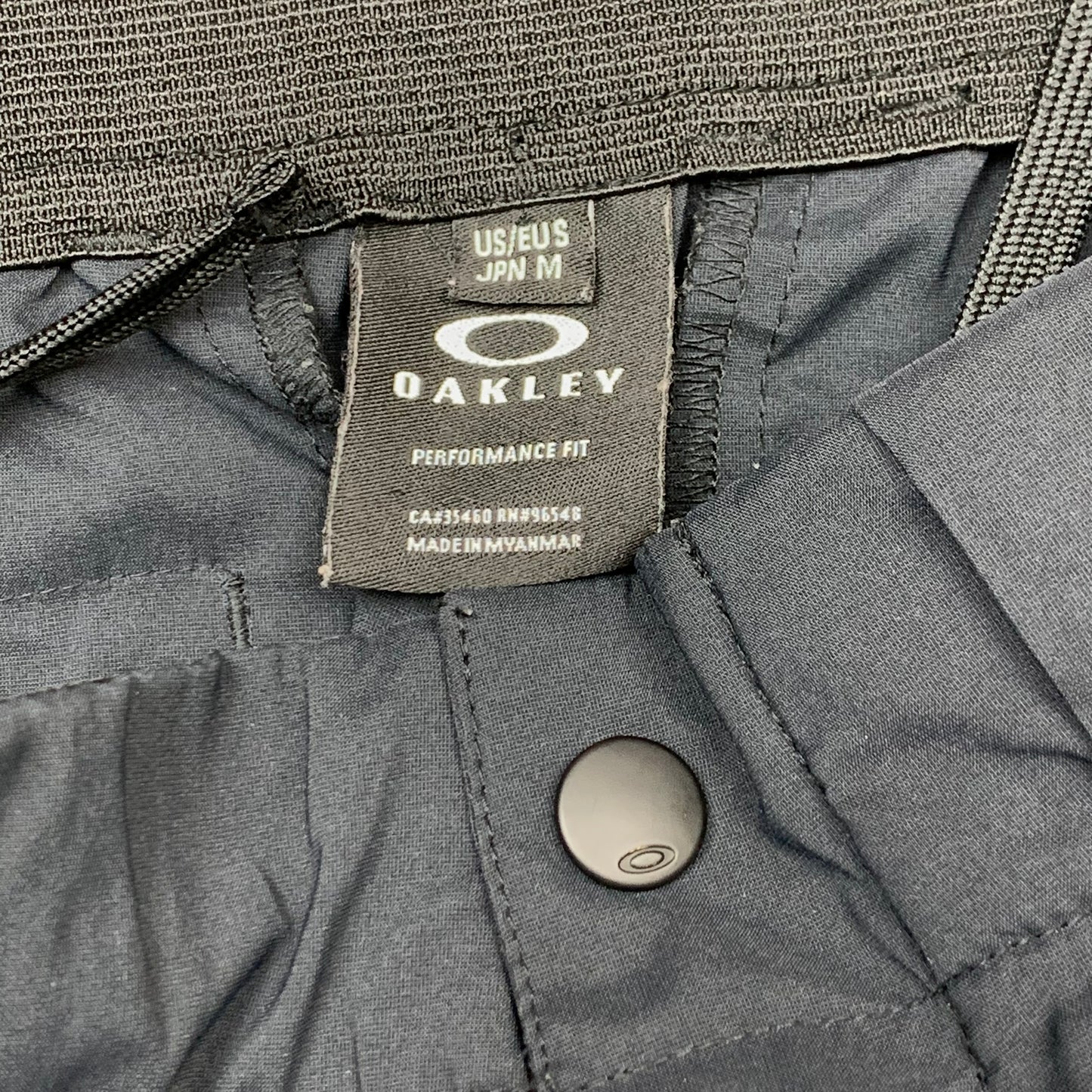 Oakley black baggy short trousers