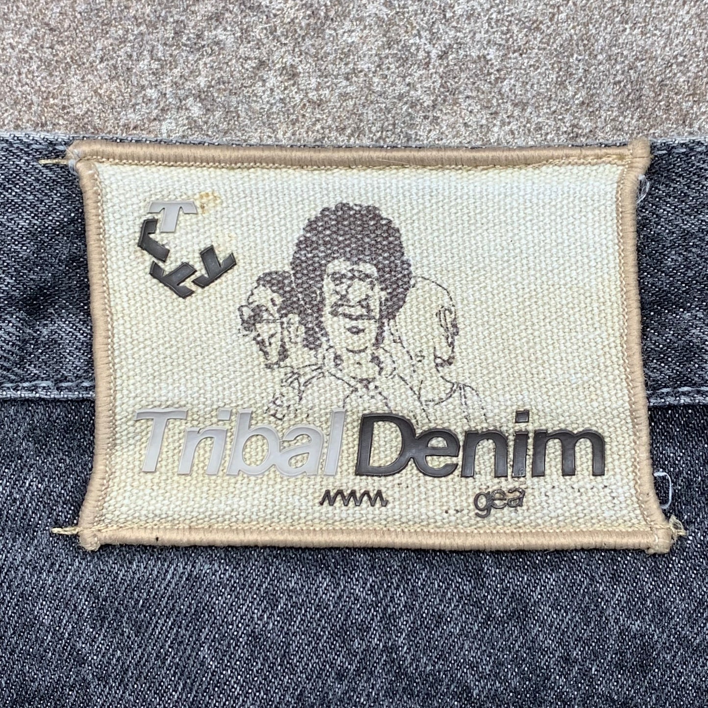 Tribal Denim 90s black carpenter jeans