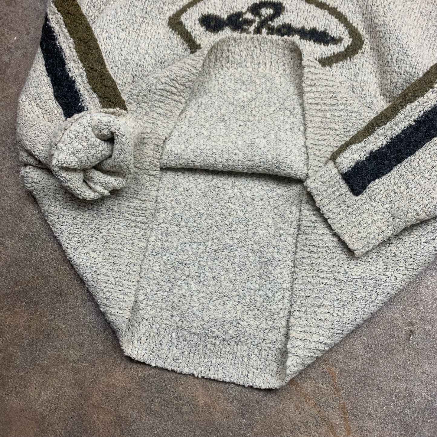 Oxbow 90s chunky knit graphic jumper