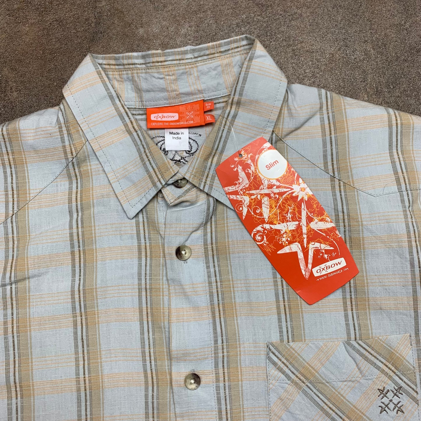 Oxbow 00s deadstock graphic button shirt