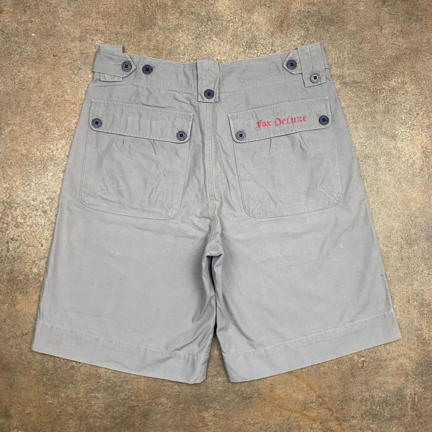 Fox Racing 00s baggy grey jorts