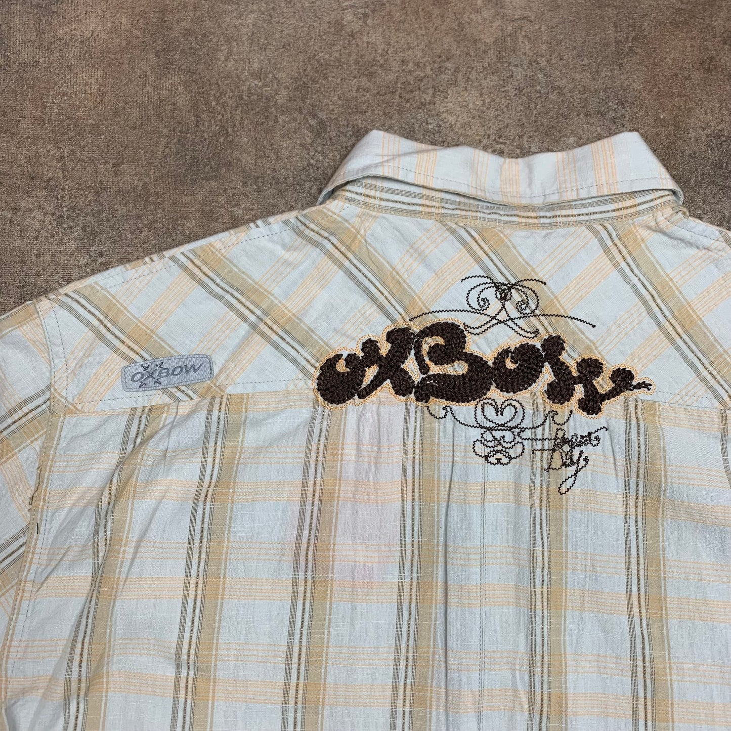 Oxbow 00s deadstock graphic button shirt