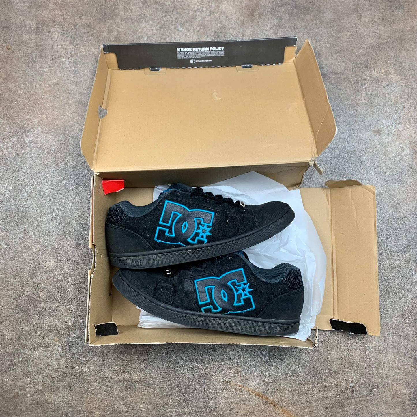 DC Shoes 00s studded grunge trainers