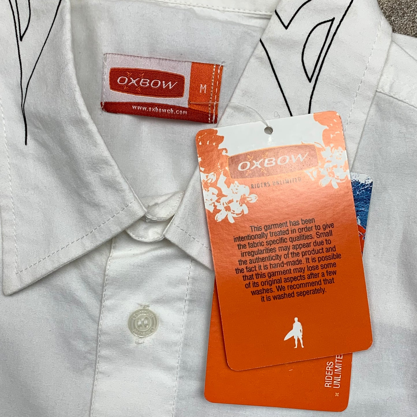 Oxbow 00s deadstock graphic button shirt