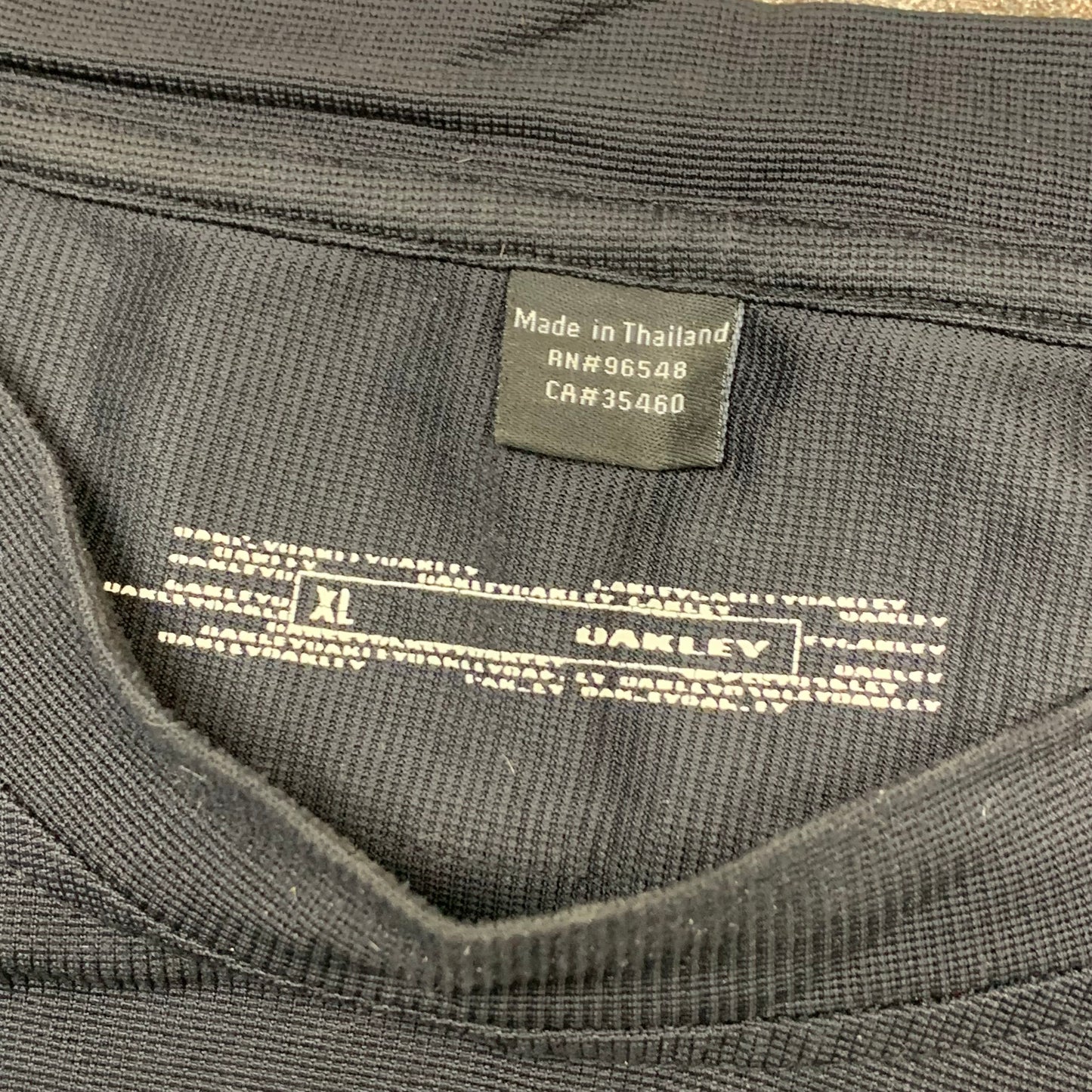 Oakley 00s nylon thermal long sleeve top