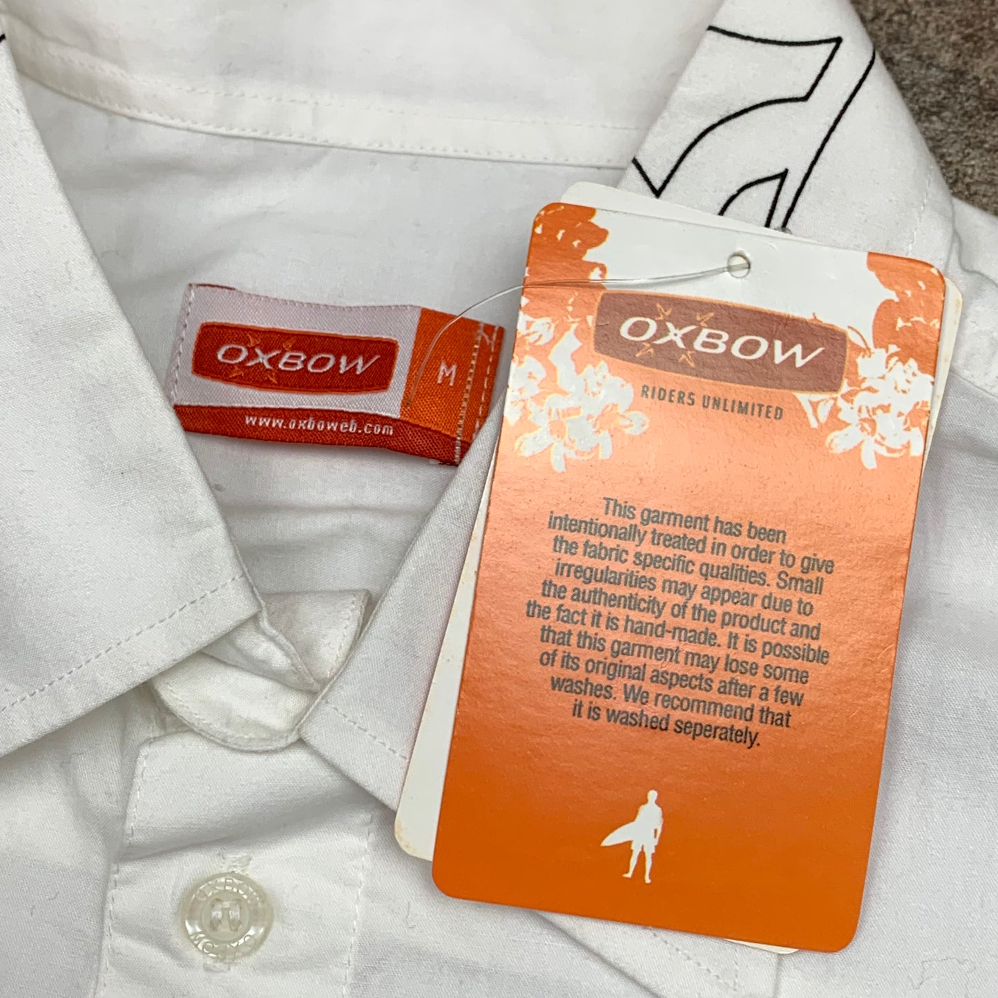 Oxbow 00s deadstock graphic button shirt