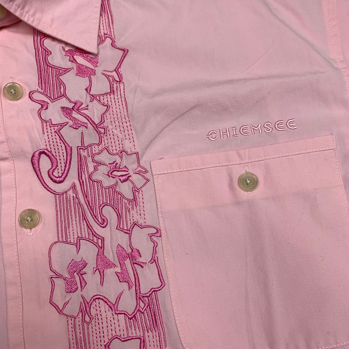 Chiemsee 00s graphic embroidered shirt
