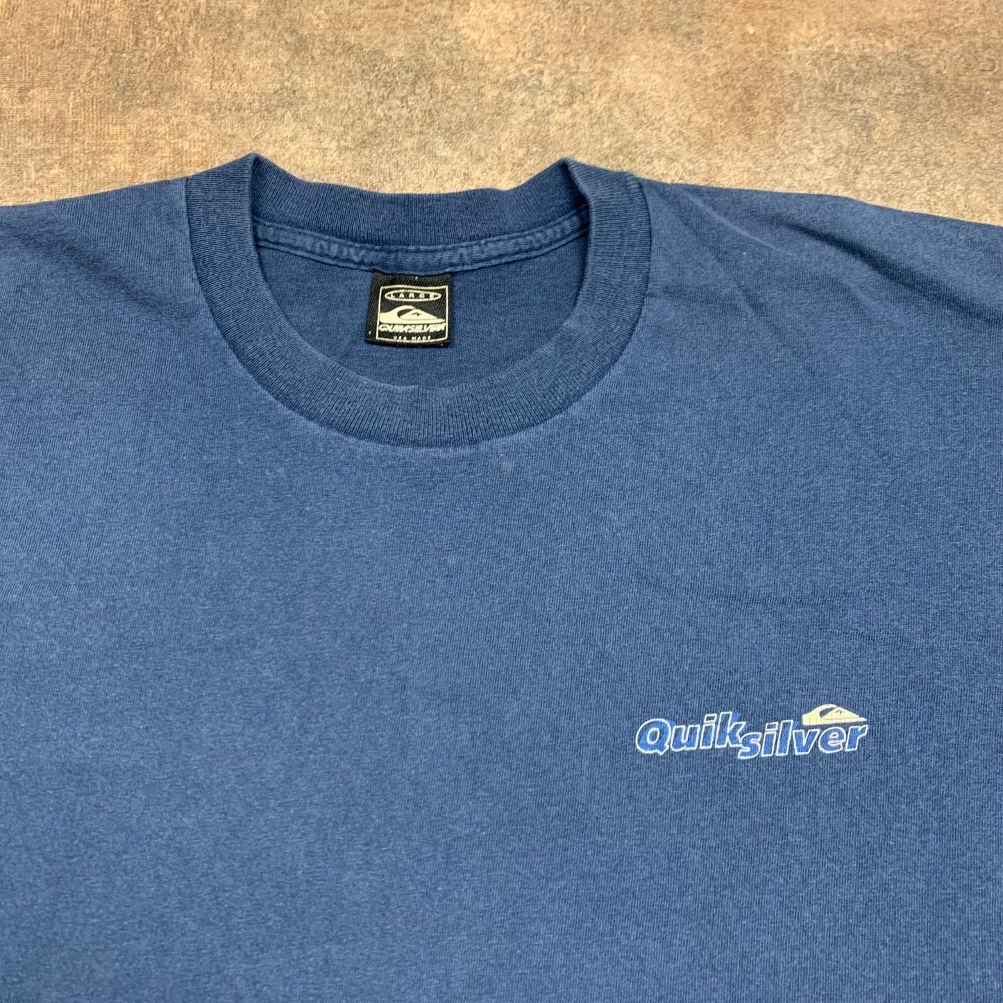 Quiksilver 90s navy surf graphic tee
