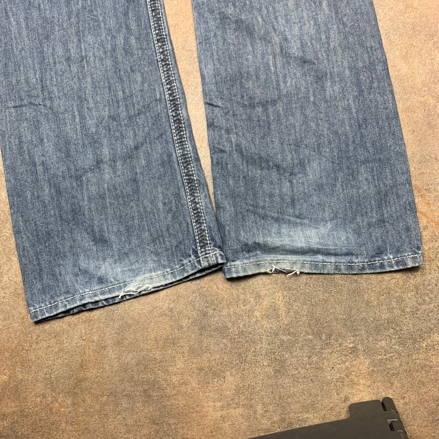 Xtreme Couture 00s baggy flared grunge jeans