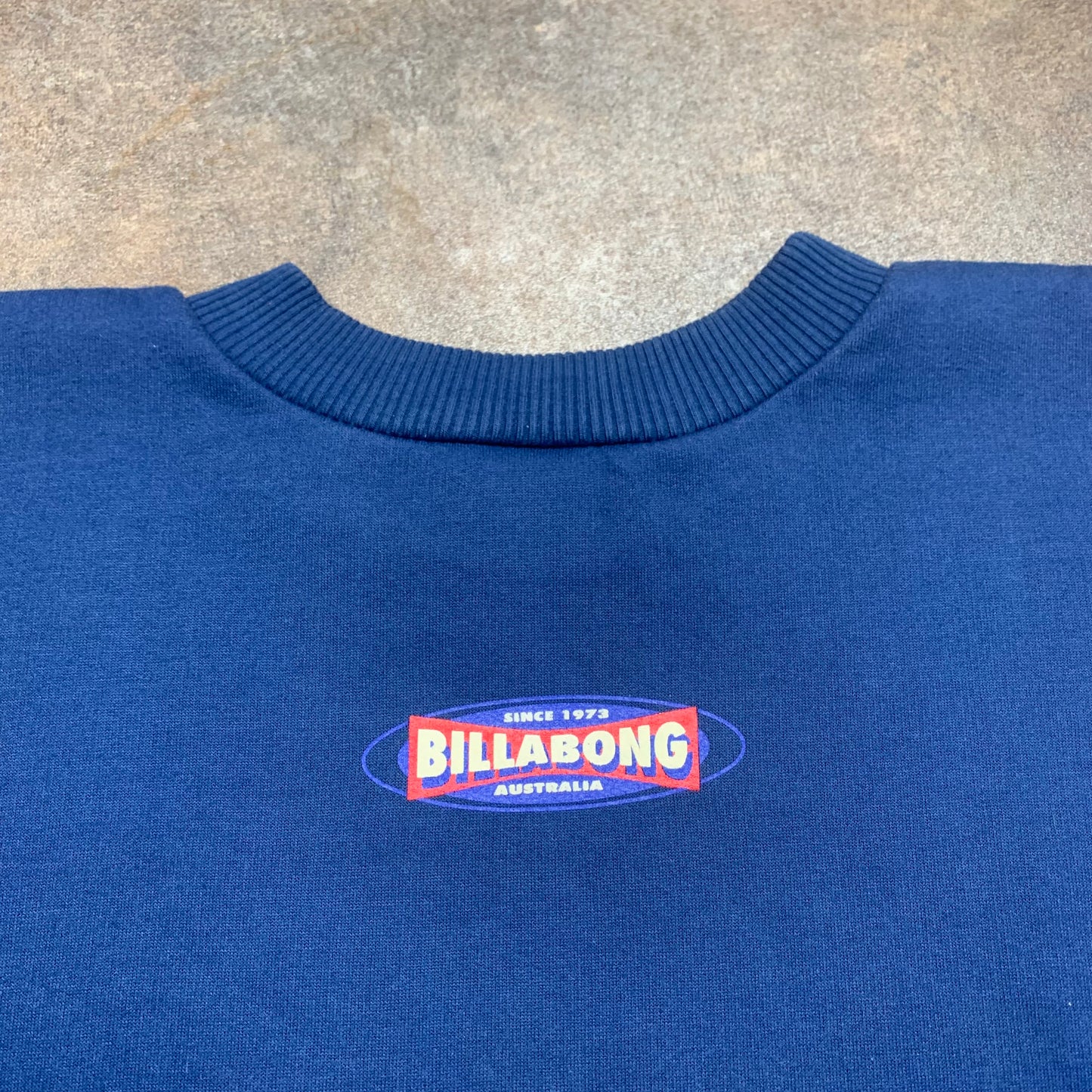 Billabong 90s graphic navy sweatshirt